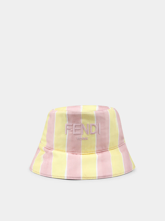 Multicolor cloche for girl with logo