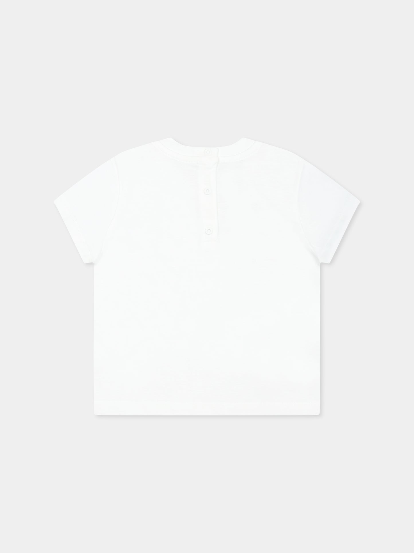 White t-shirt for babykids with logo