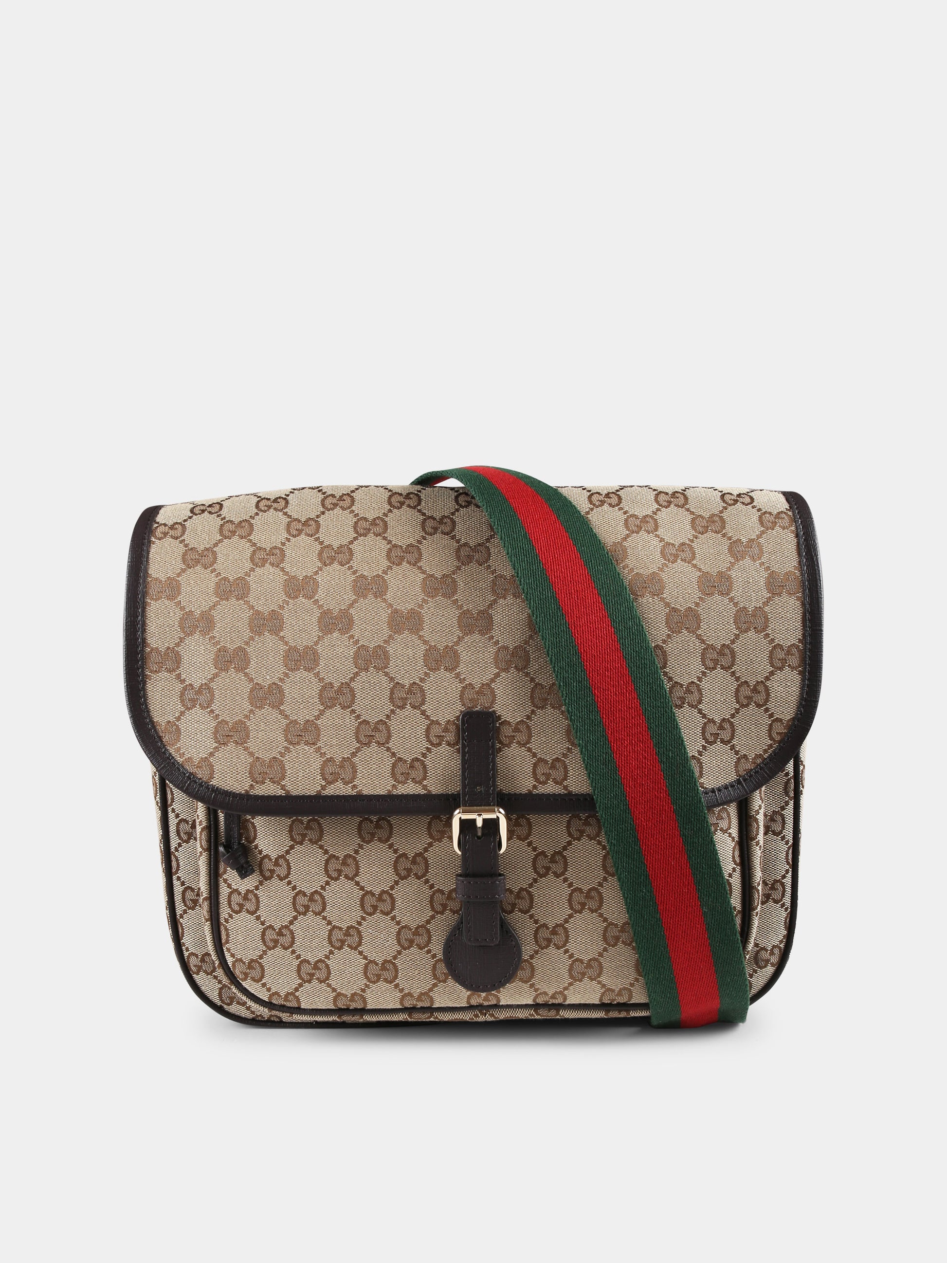 Borsa beige per bambina con GG,Gucci Kids,793823 FADK3 9762