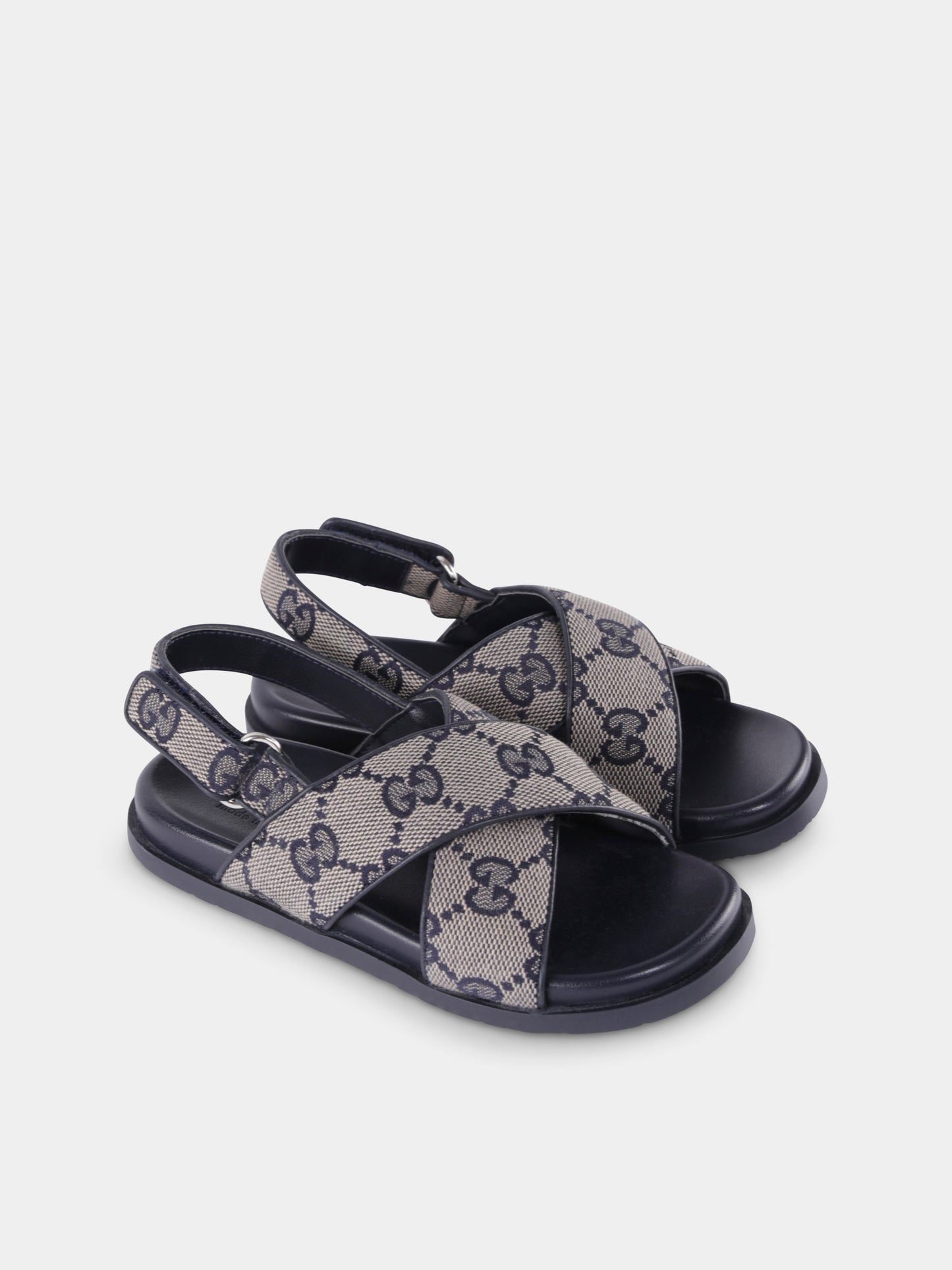 Sandali beige per bambina con GG,Gucci Kids,812672 HWK20 4041