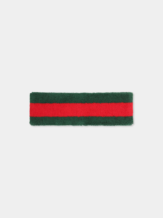 Fascia multicolor per bambini con dettaglio Web,Gucci Kids,805327 4KACN 6566