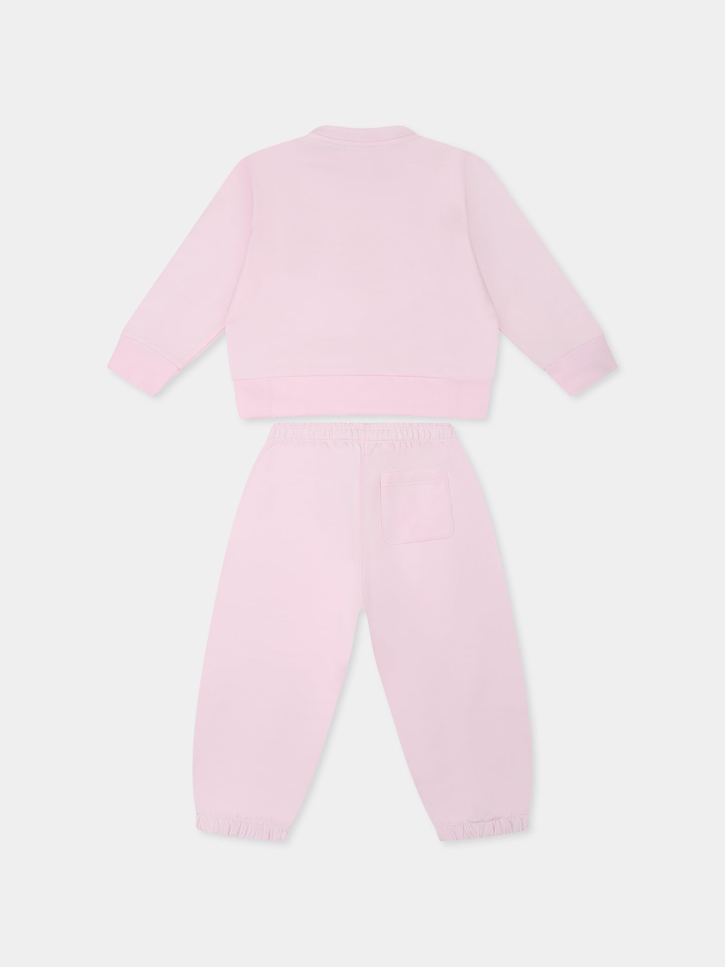 Completo rosa per neonata con logo,Versace,1017967 1A12433 2PW30