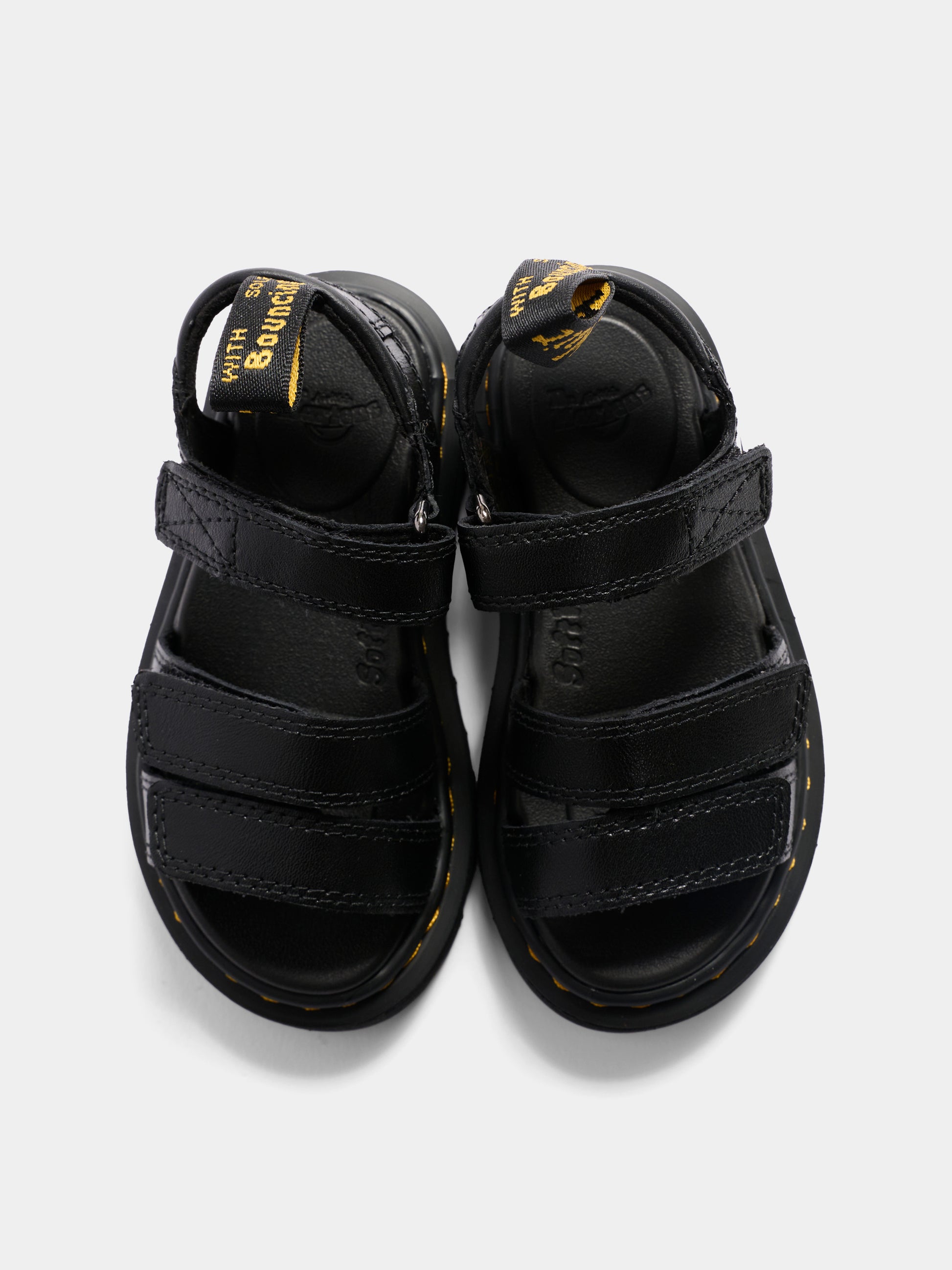 Sandalo nero Klaire T per bambini,Dr. Martens,KLAIRE T 31435001 BLACK