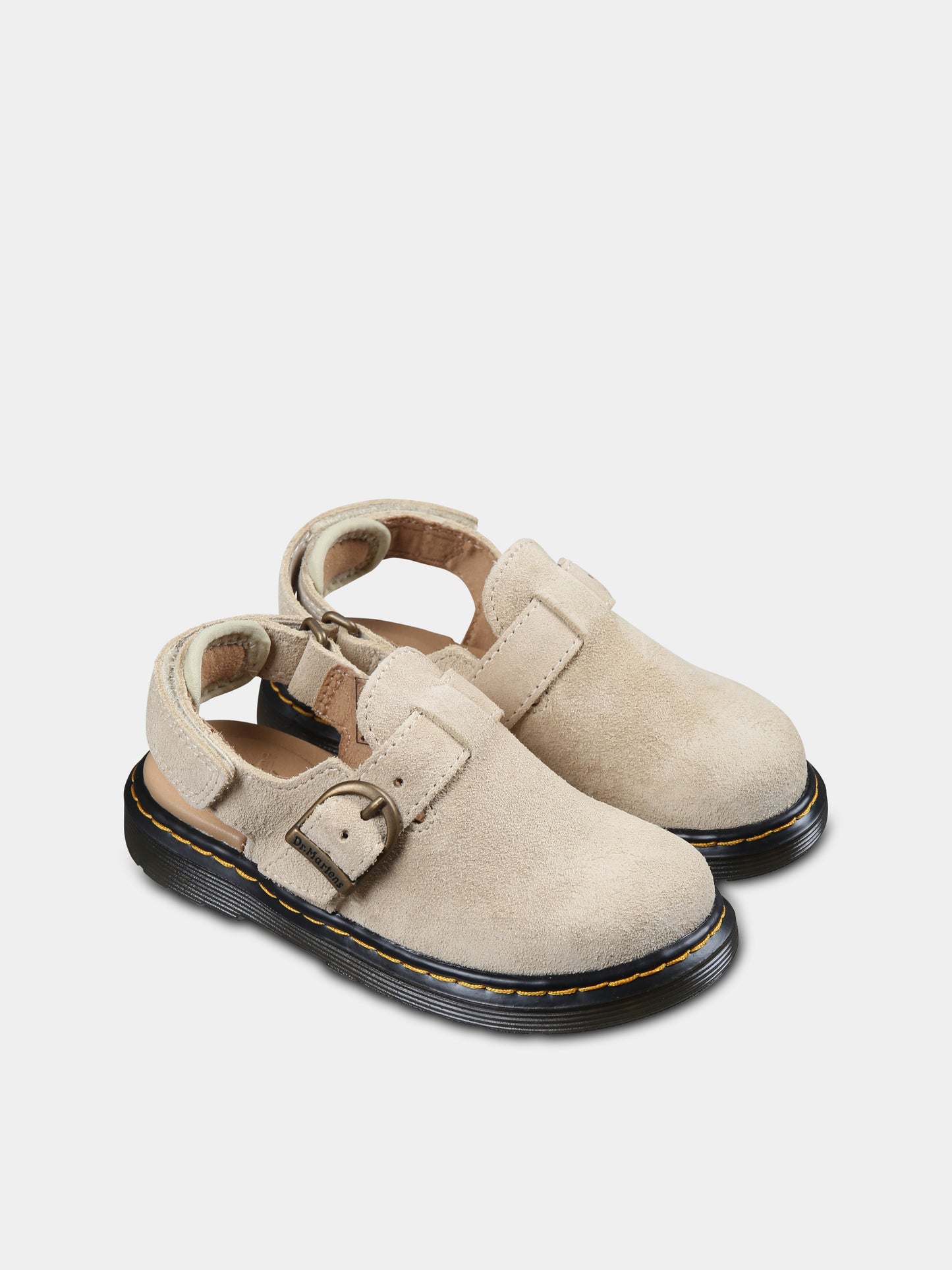 Sabot Jorgie beige per bambini,Dr. Martens,JORGIE T 40468200 LIGHT TAN