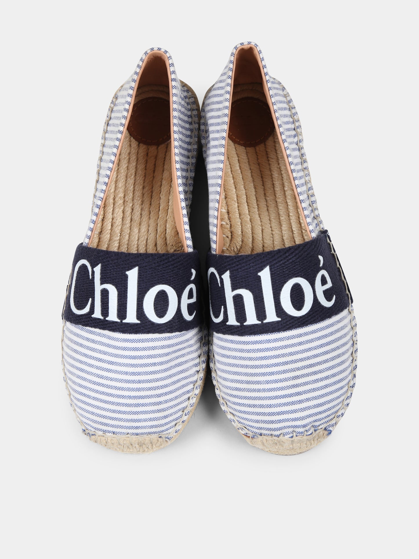 Espadrillas blu per bambina con logo,Chloé Kids,C20511 V21