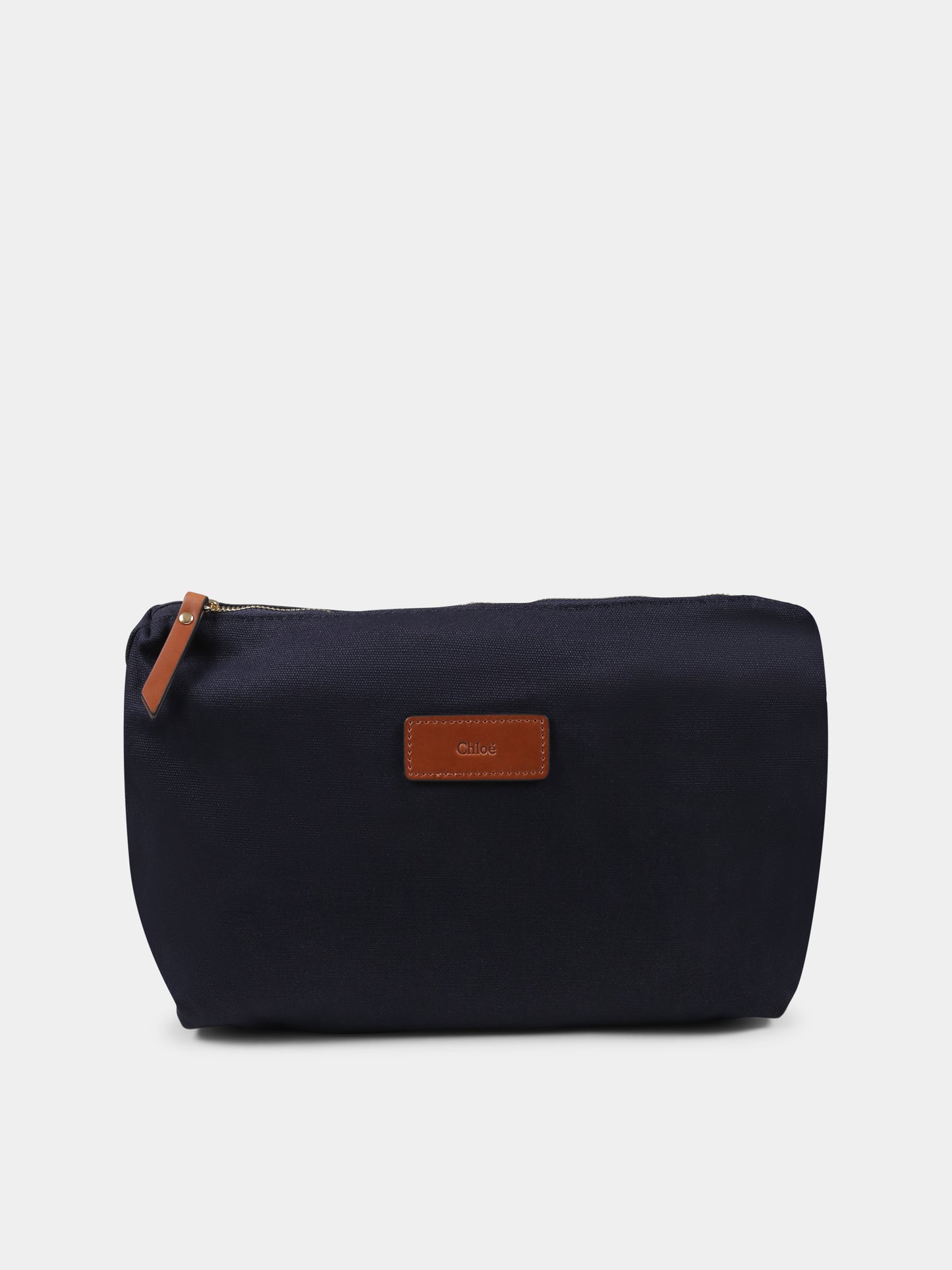 Borsa mamma blu per neonati con logo,Chloé Kids,C20579 859