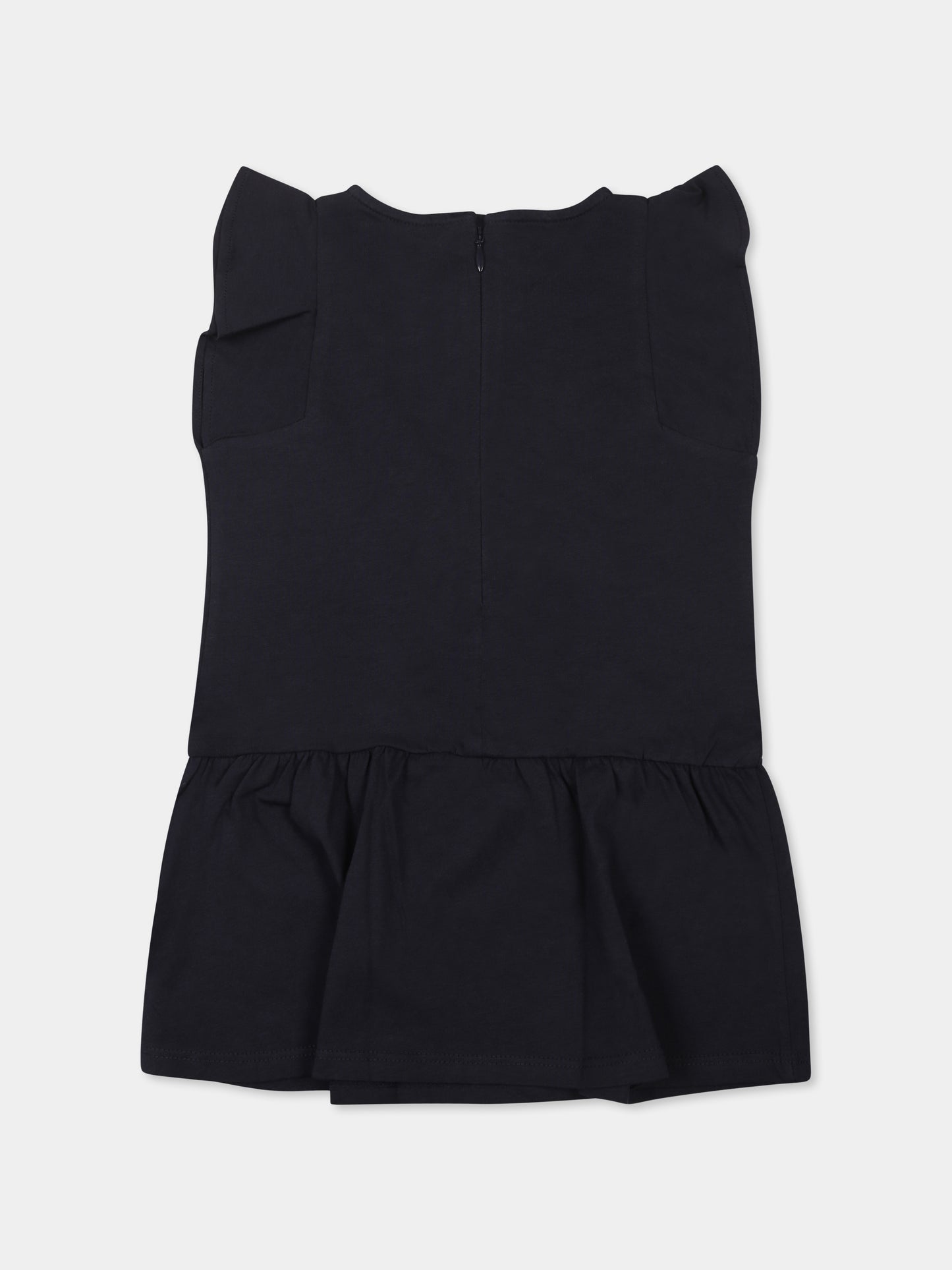 Vestito blu per neonata con logo,Chloé Kids,C20596 859