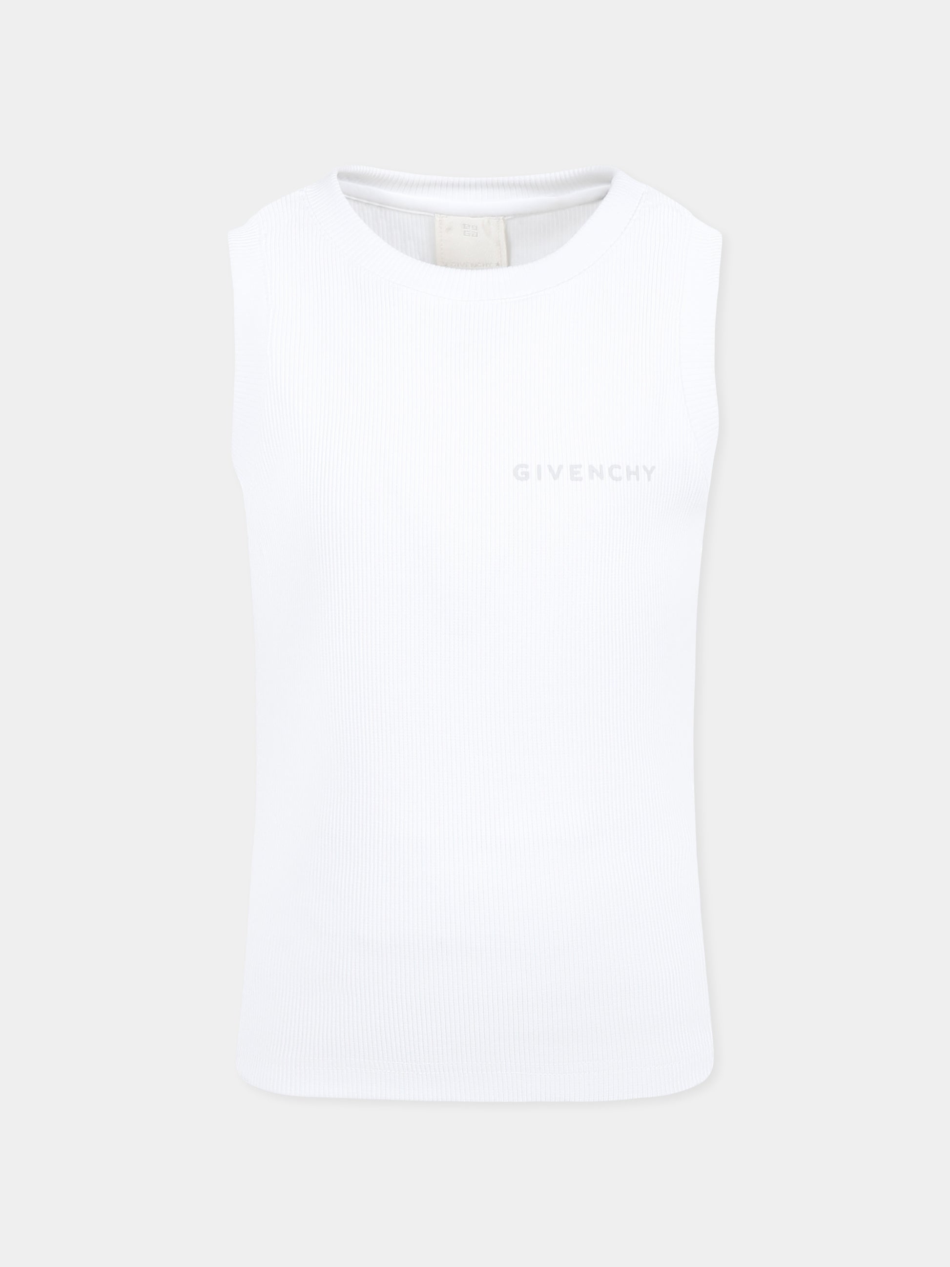 Canotta bianca per bambino con logo,Givenchy Kids,H30724 10P