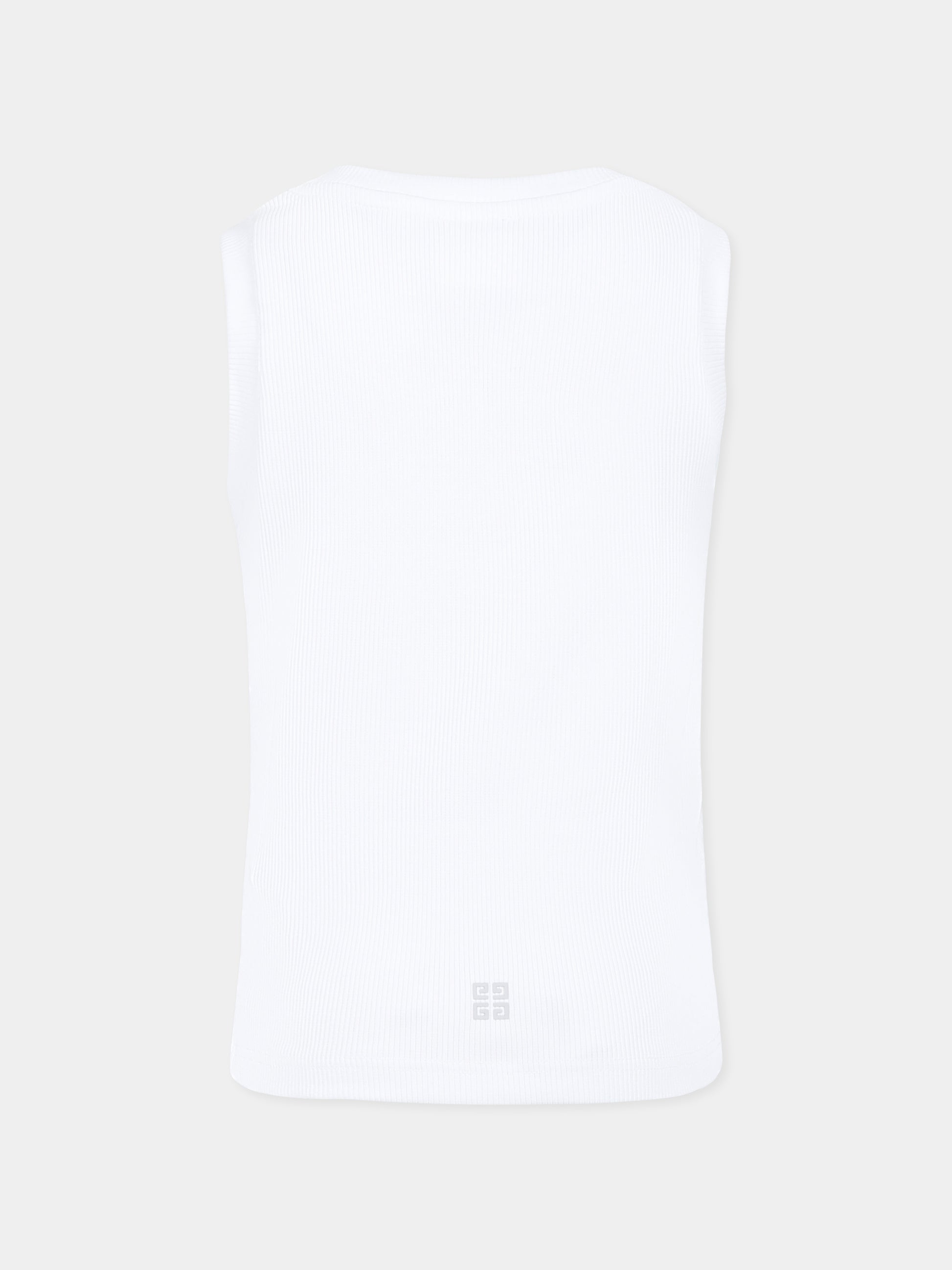 Canotta bianca per bambino con logo,Givenchy Kids,H30724 10P