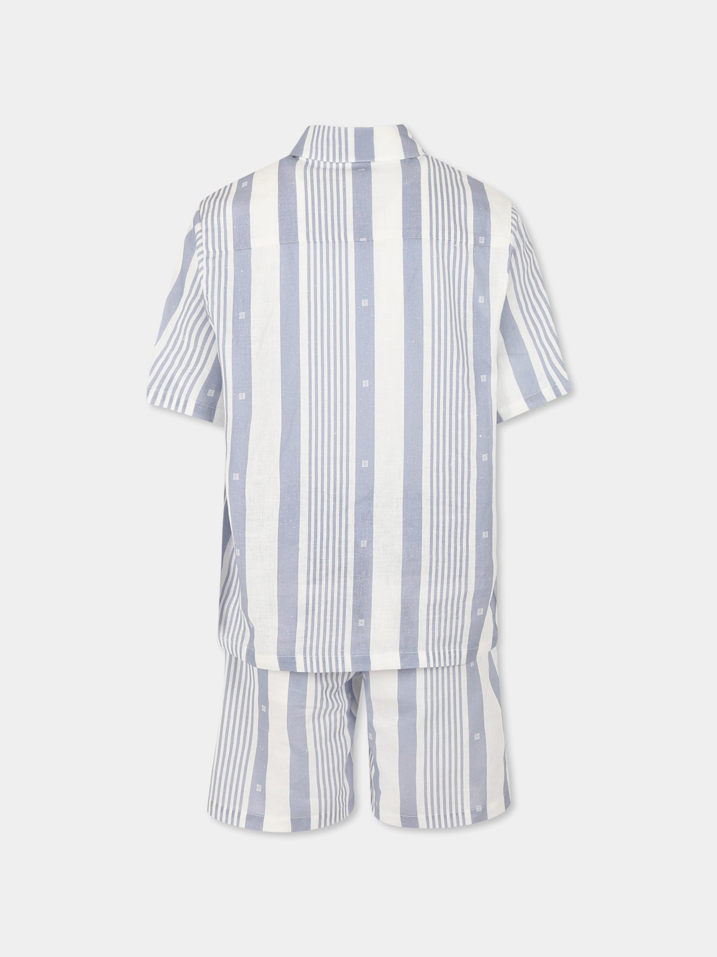 Completo celeste per bambino con logo,Givenchy Kids,H30716 V21