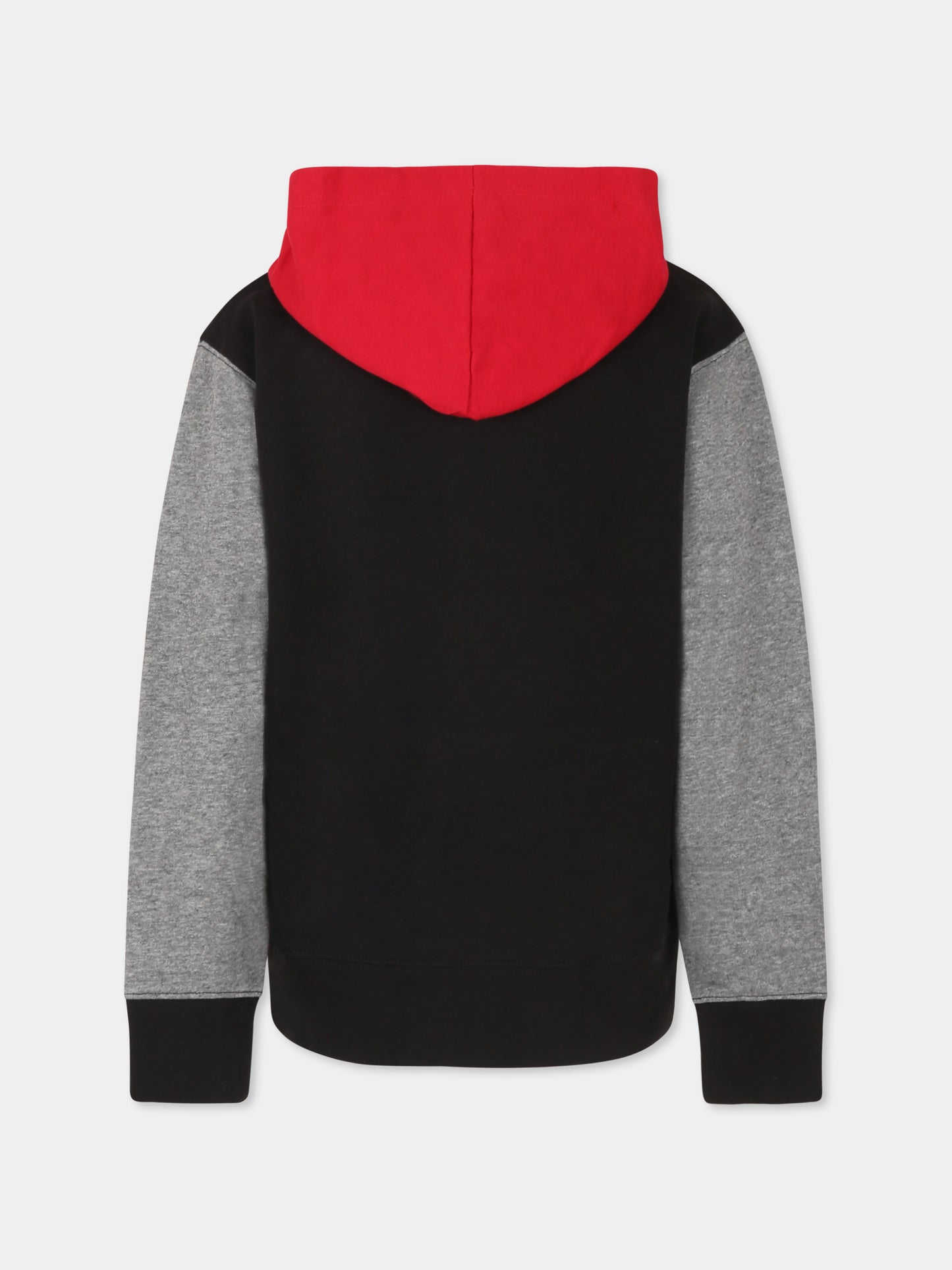 Felpa nera per bambino con Jumpman,Jordan,95D392 KR5