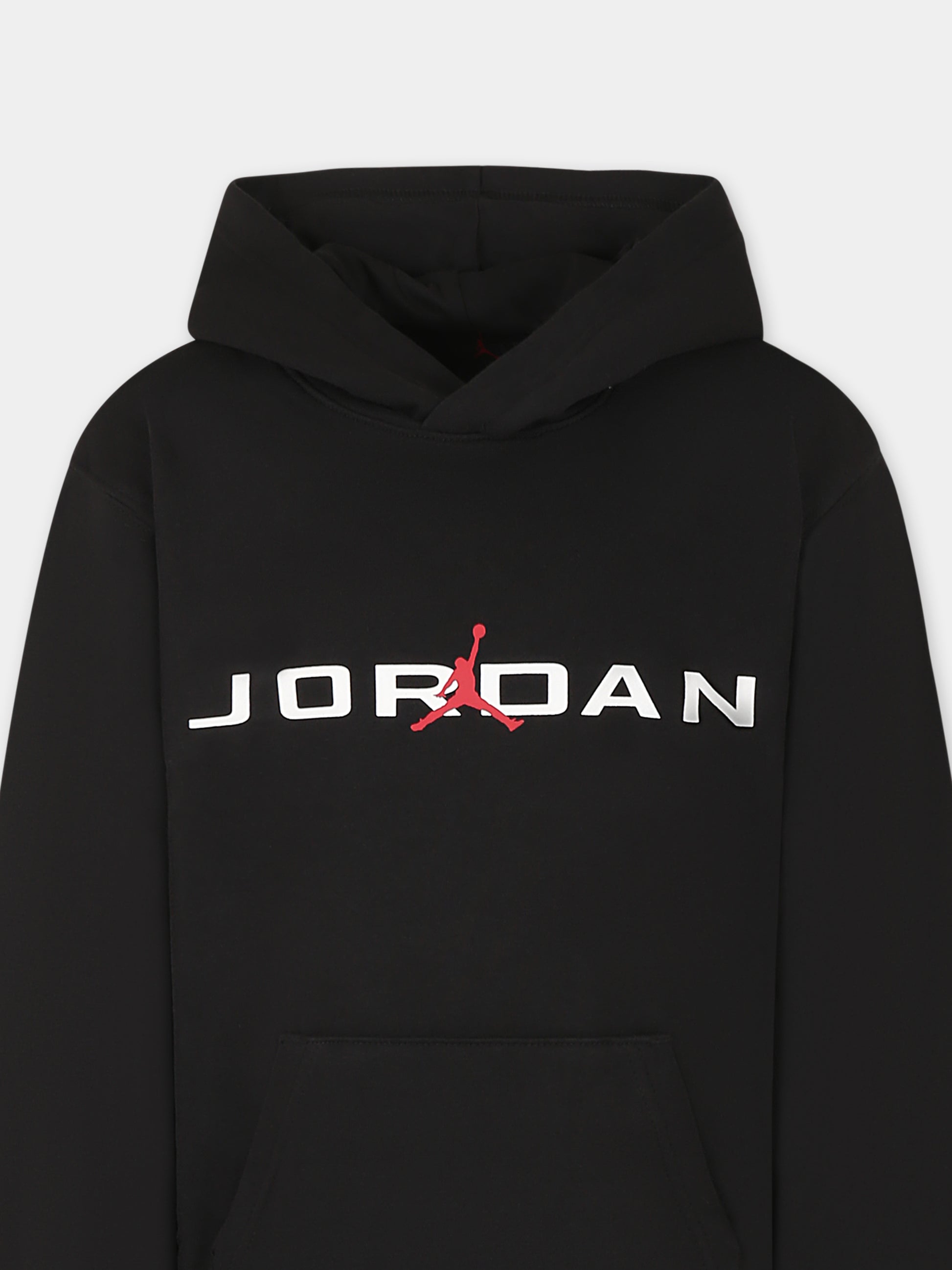 Felpa nera per bambino con logo,Jordan,95D744 023
