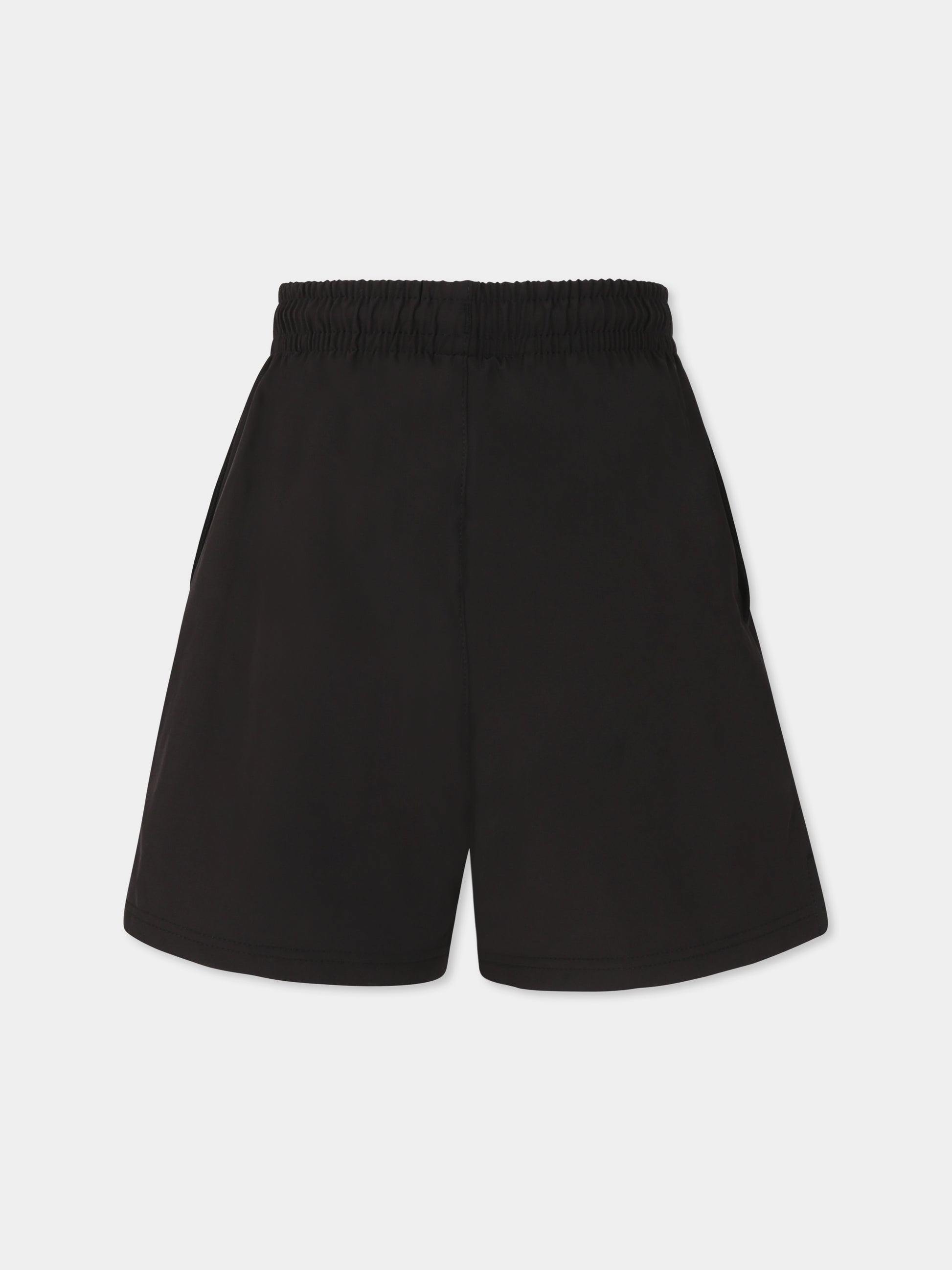 Shorts neri per bambino con Jumpman,Jordan,95D817 023