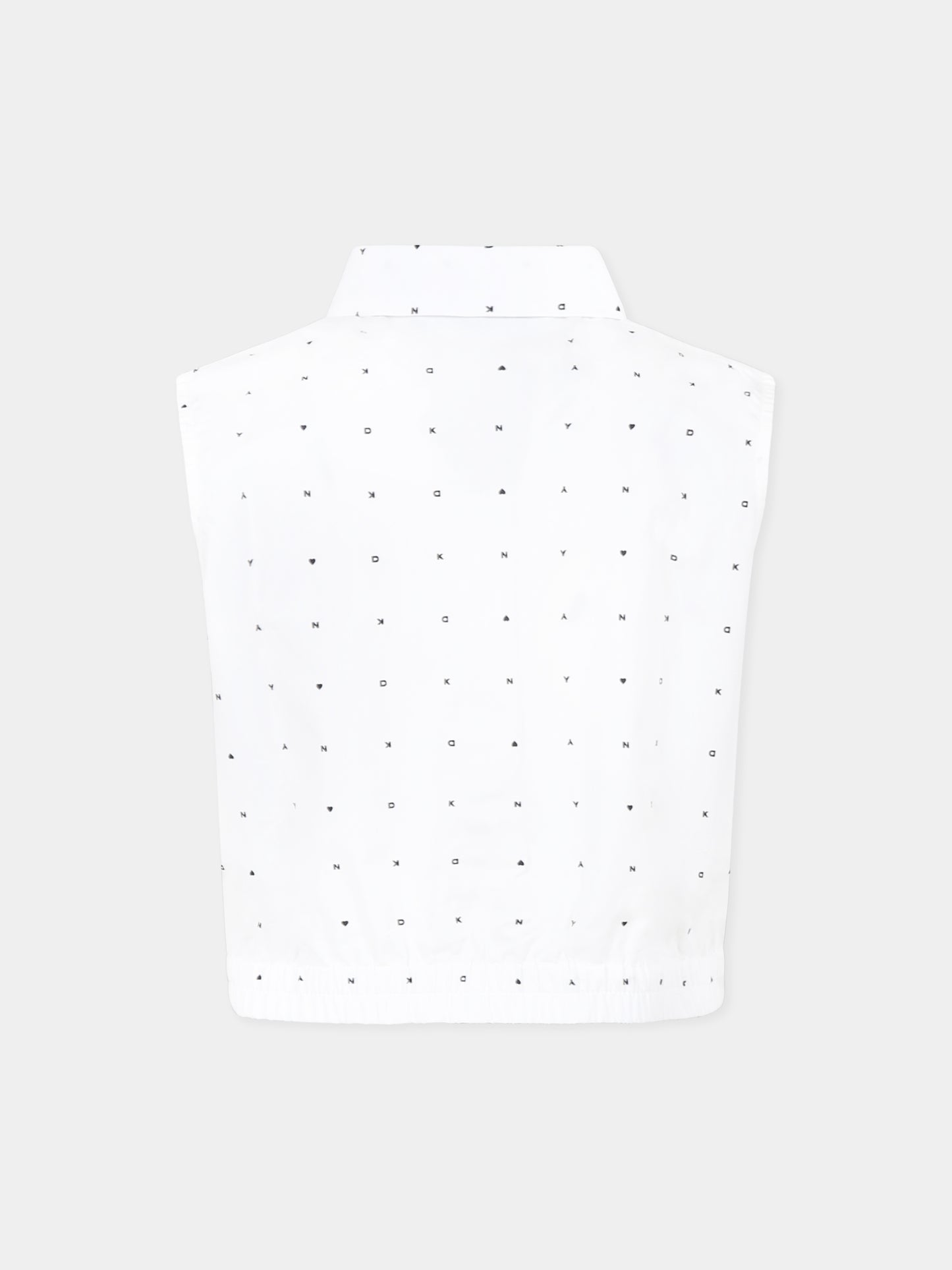 White top for girl with logo