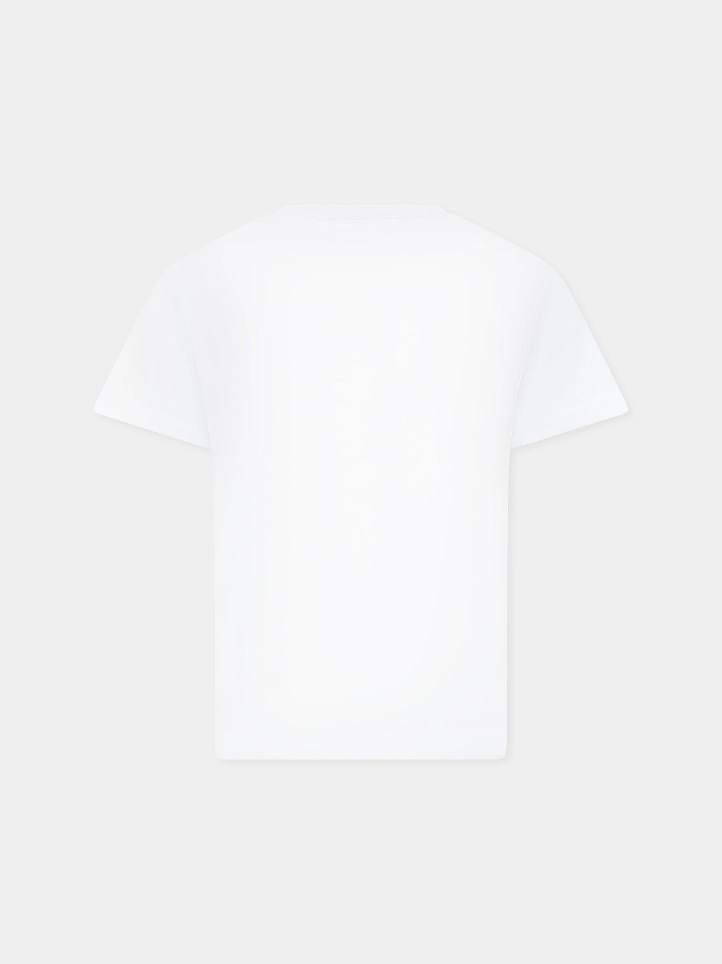 T-shirt bianca per bambino con logo,Hugo,G00334 10P