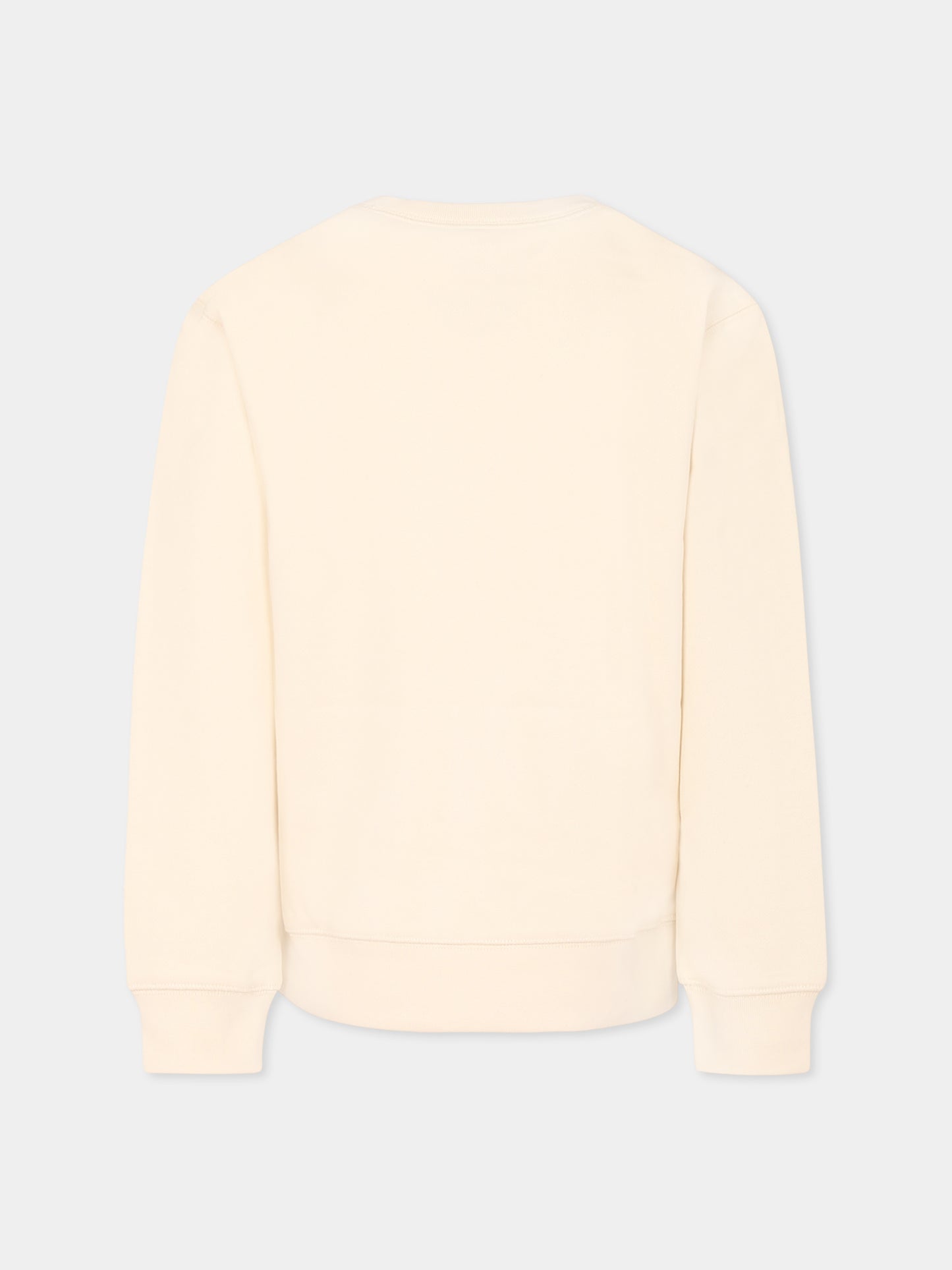 Felpa avorio per bambino con logo,Zadig & Voltaire Kids,X60383 195