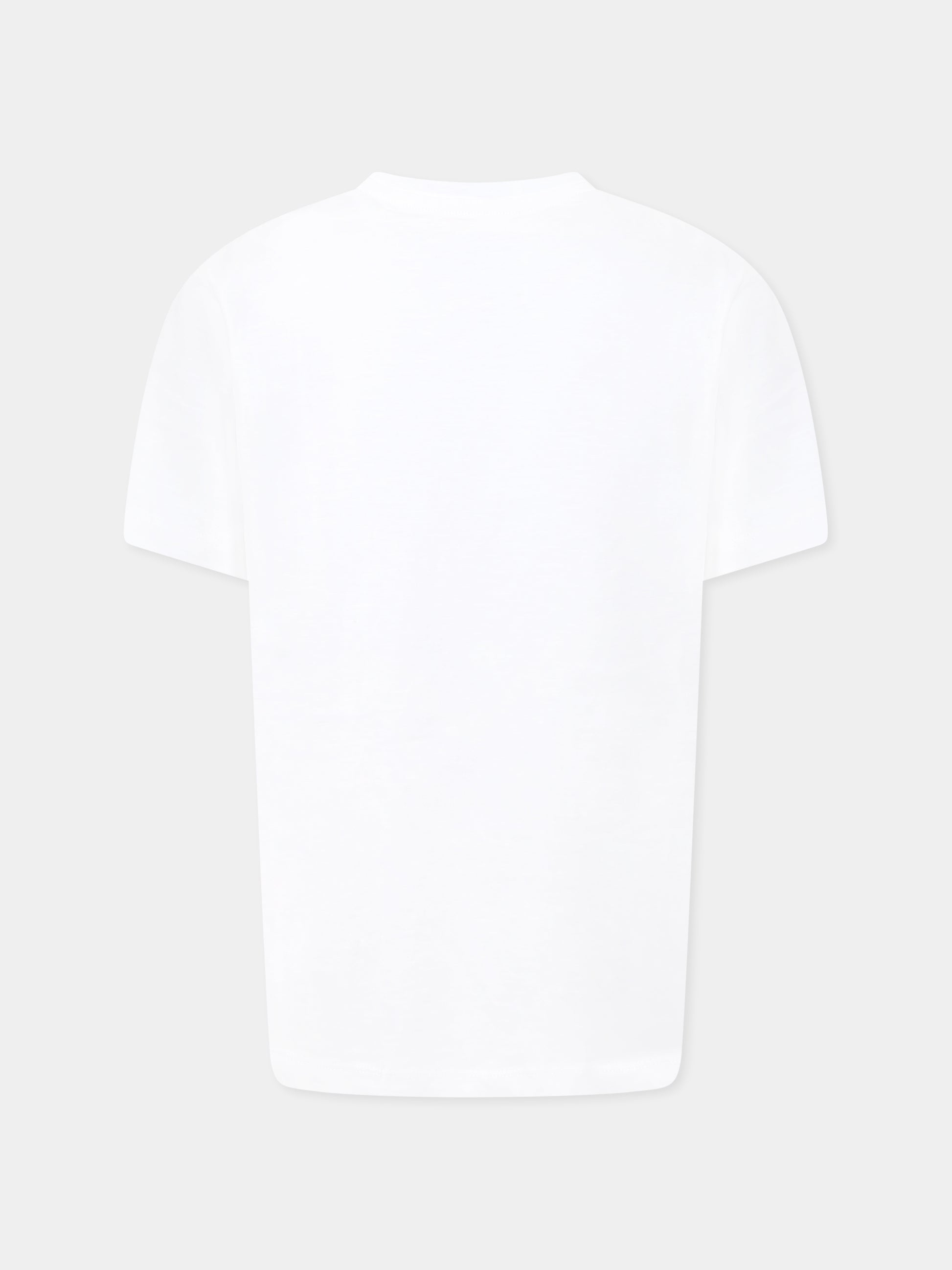 T-shirt bianca per bambini con scritta Rock  'n' roll is not dead,Zadig & Voltaire Kids,X60373 10P