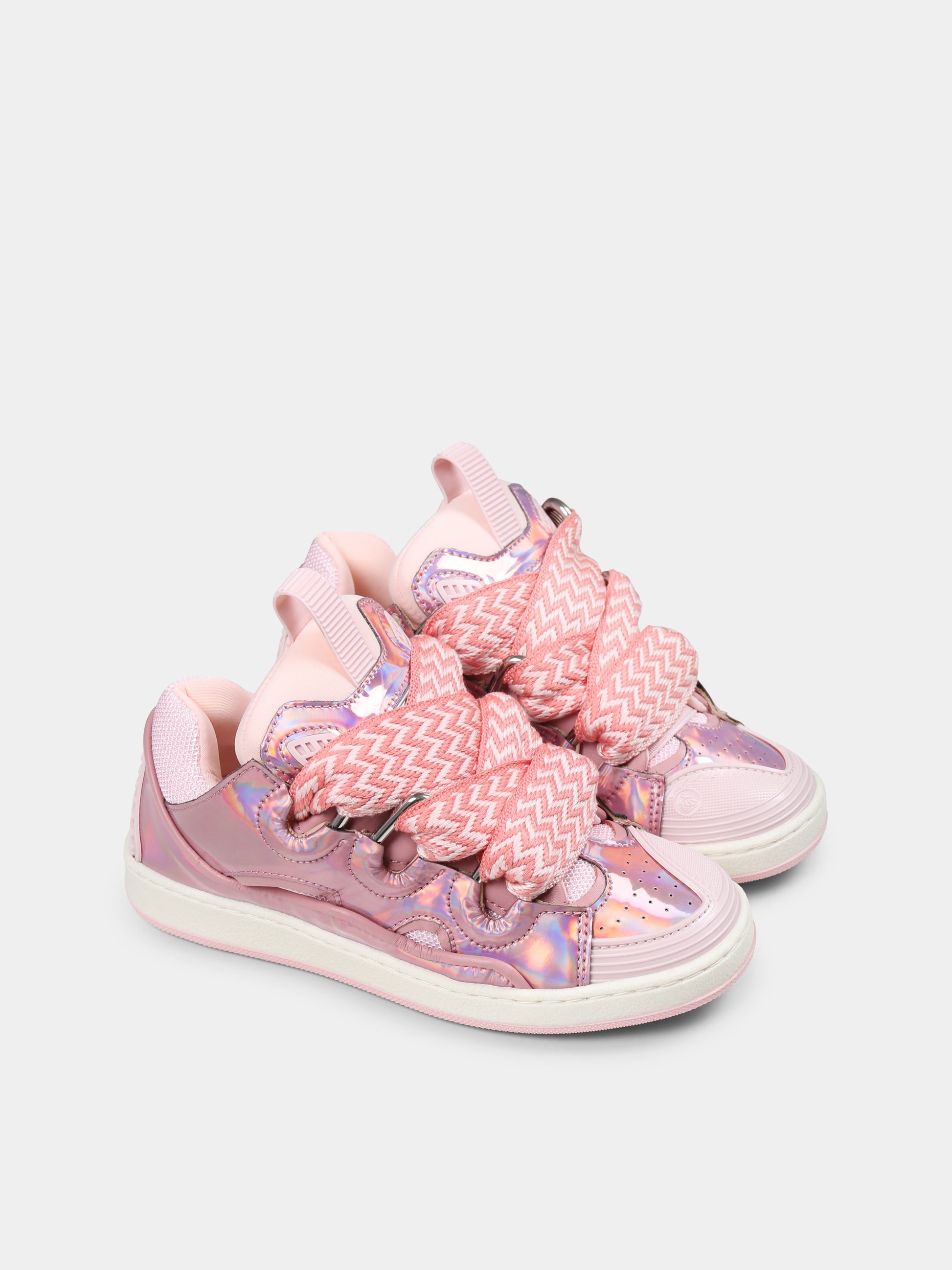 Sneakers rosa per bambina,Lanvin Petite,N30189 S74