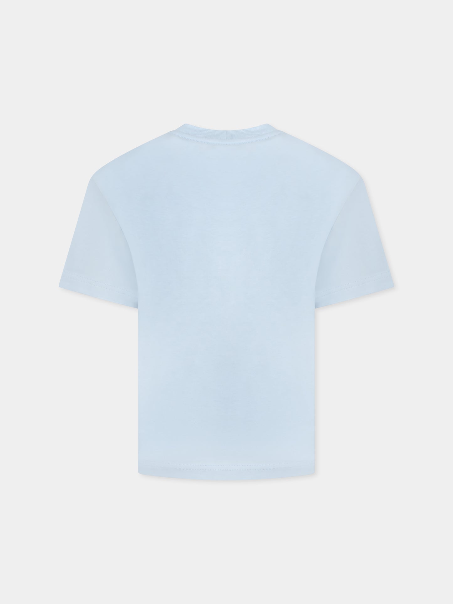 Light blue t-shirt for boy with Curb sneakers