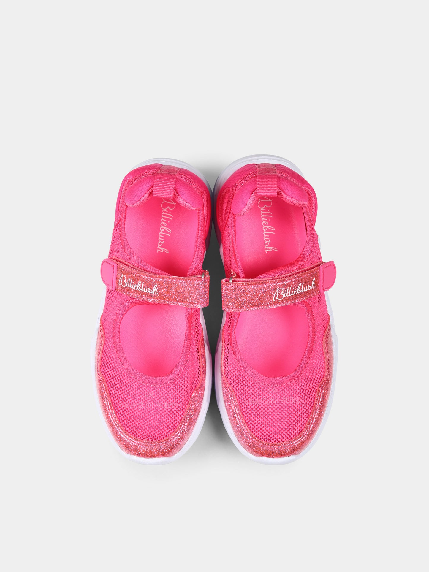 Ballerine rosa per bambina con logo,Billieblush,U20693 47A