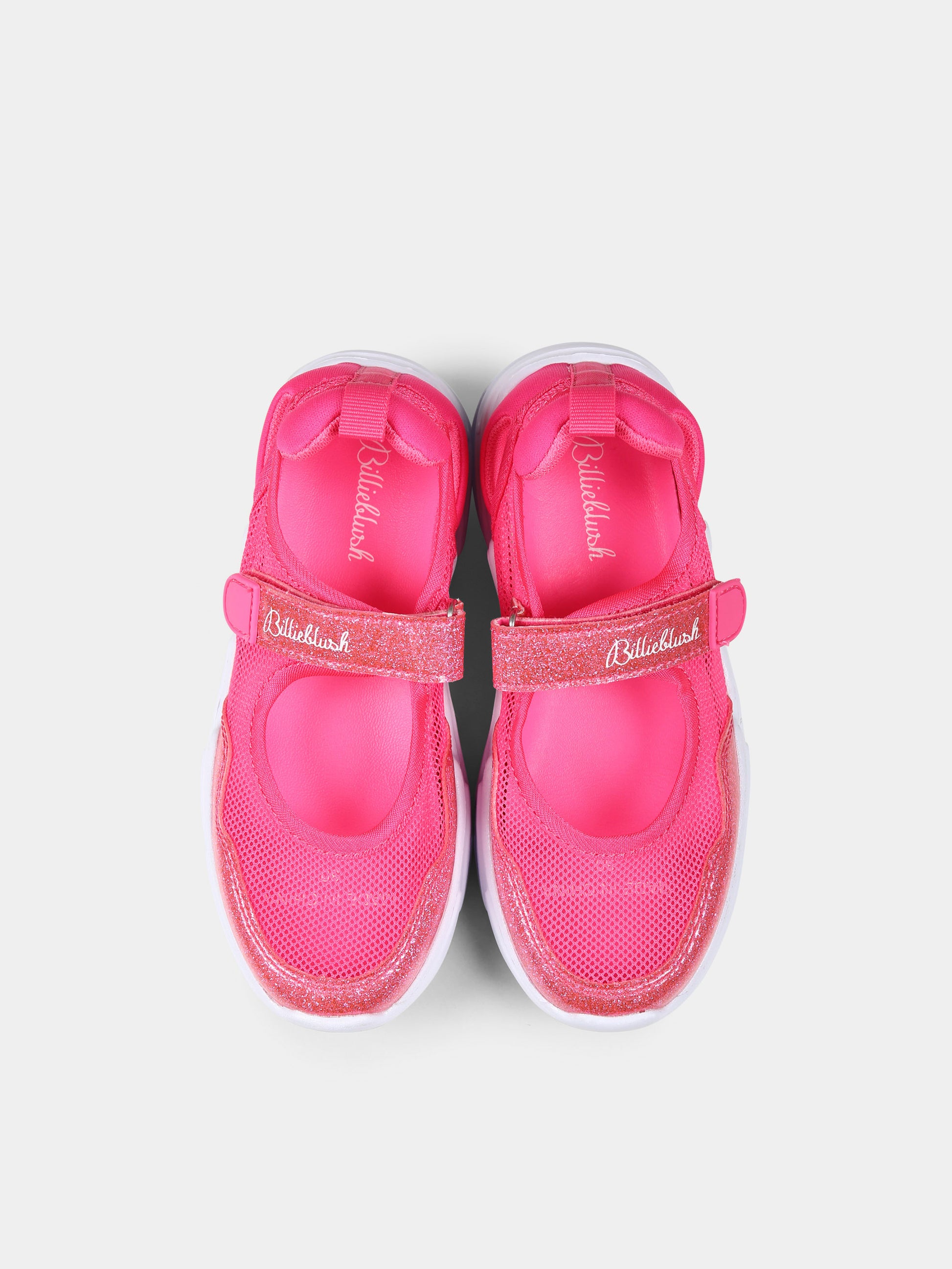 Ballerine rosa per bambina con logo,Billieblush,U20693 47A