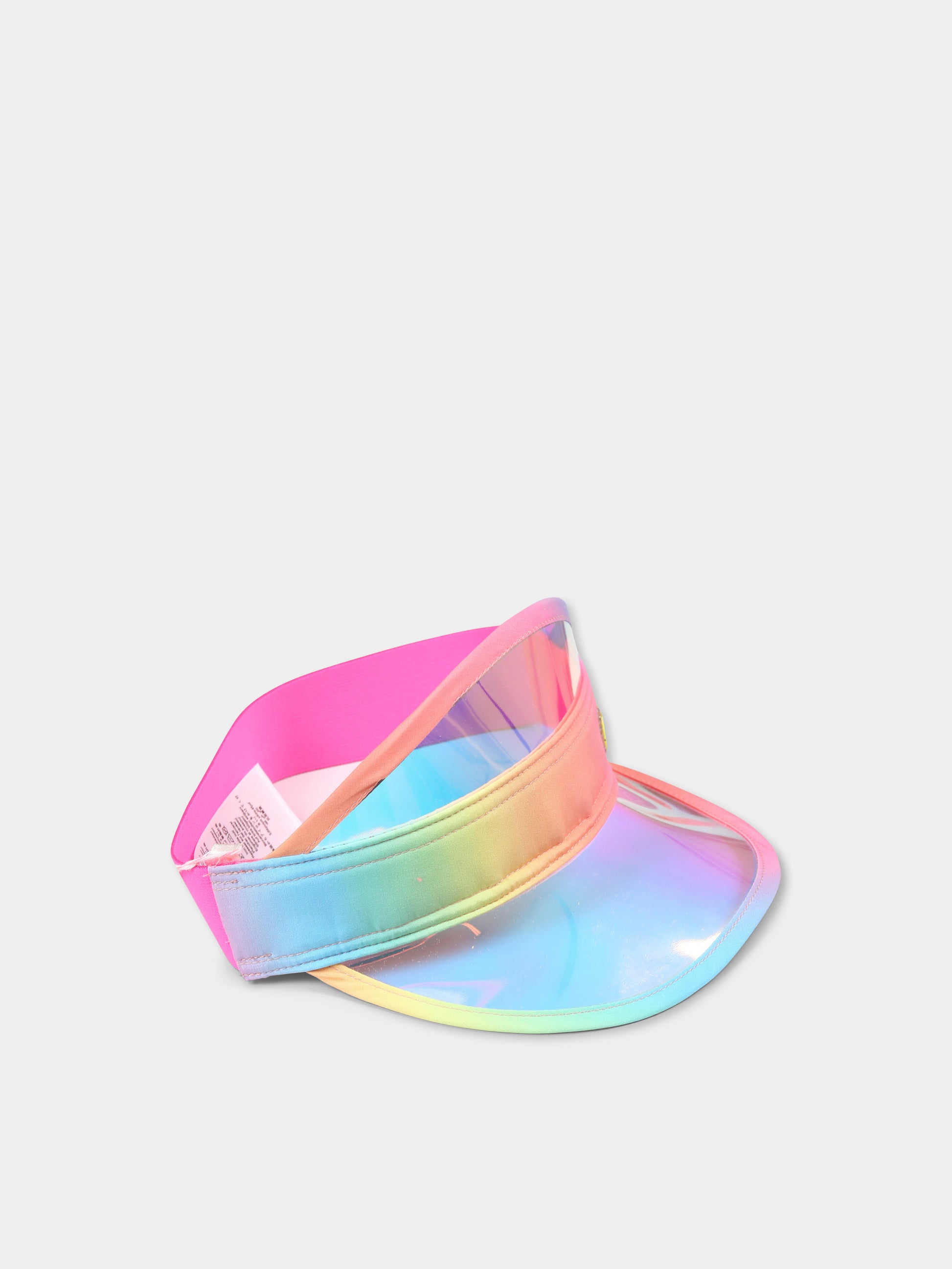 Cappello multicolor per bambina con logo,Billieblush,U20754 Z41