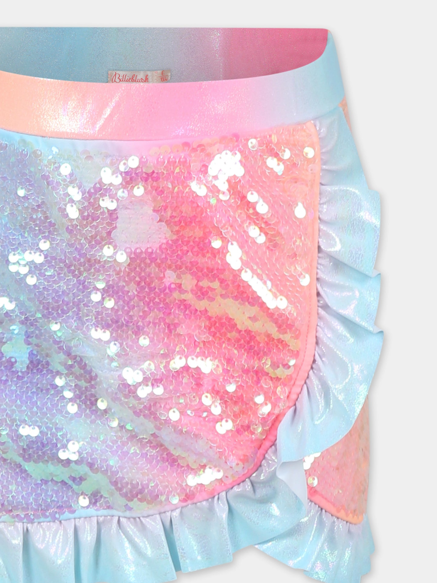 Copricostume multicolor per bambina con paillettes,Billieblush,U21073 462