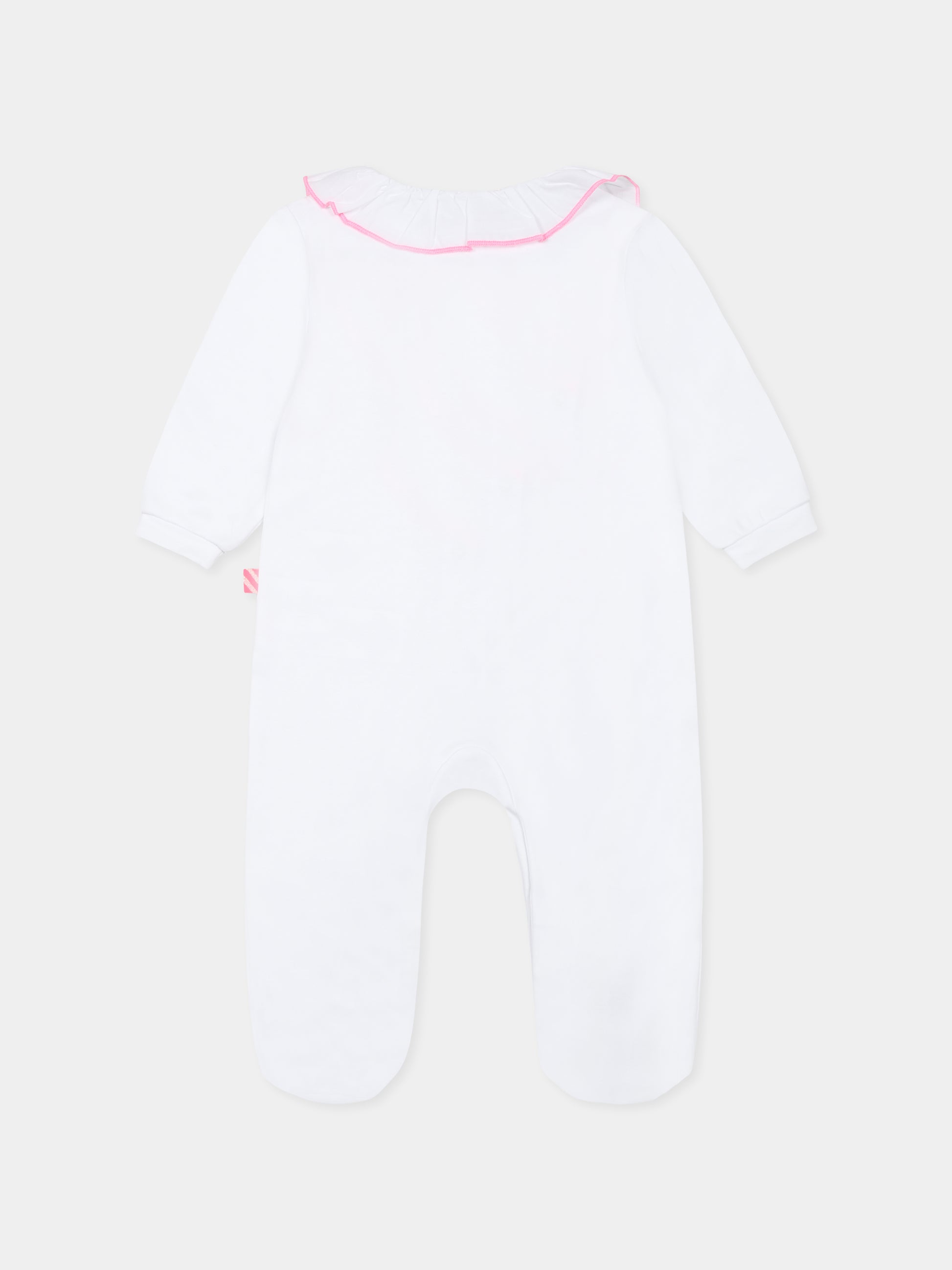 Tutina bianca per neonata con cuore,Billieblush,U21002 10P