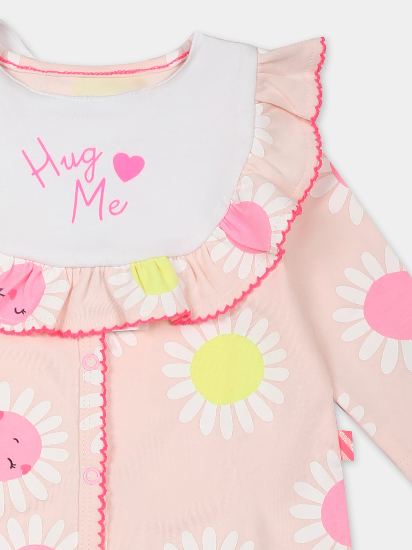 Set tutina rosa per neonata con fiori all over,Billieblush,U21016 45S