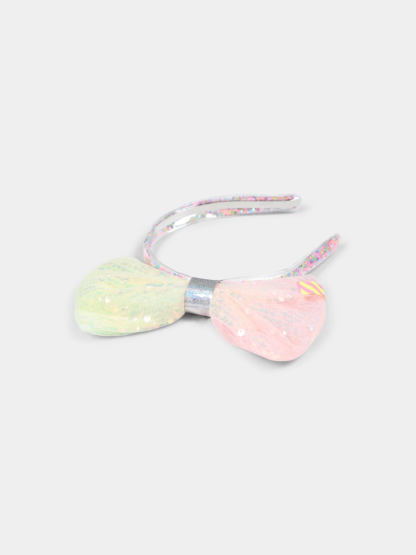 Cerchietto multicolor per bambina con fiocco,Billieblush,U20790 Z41