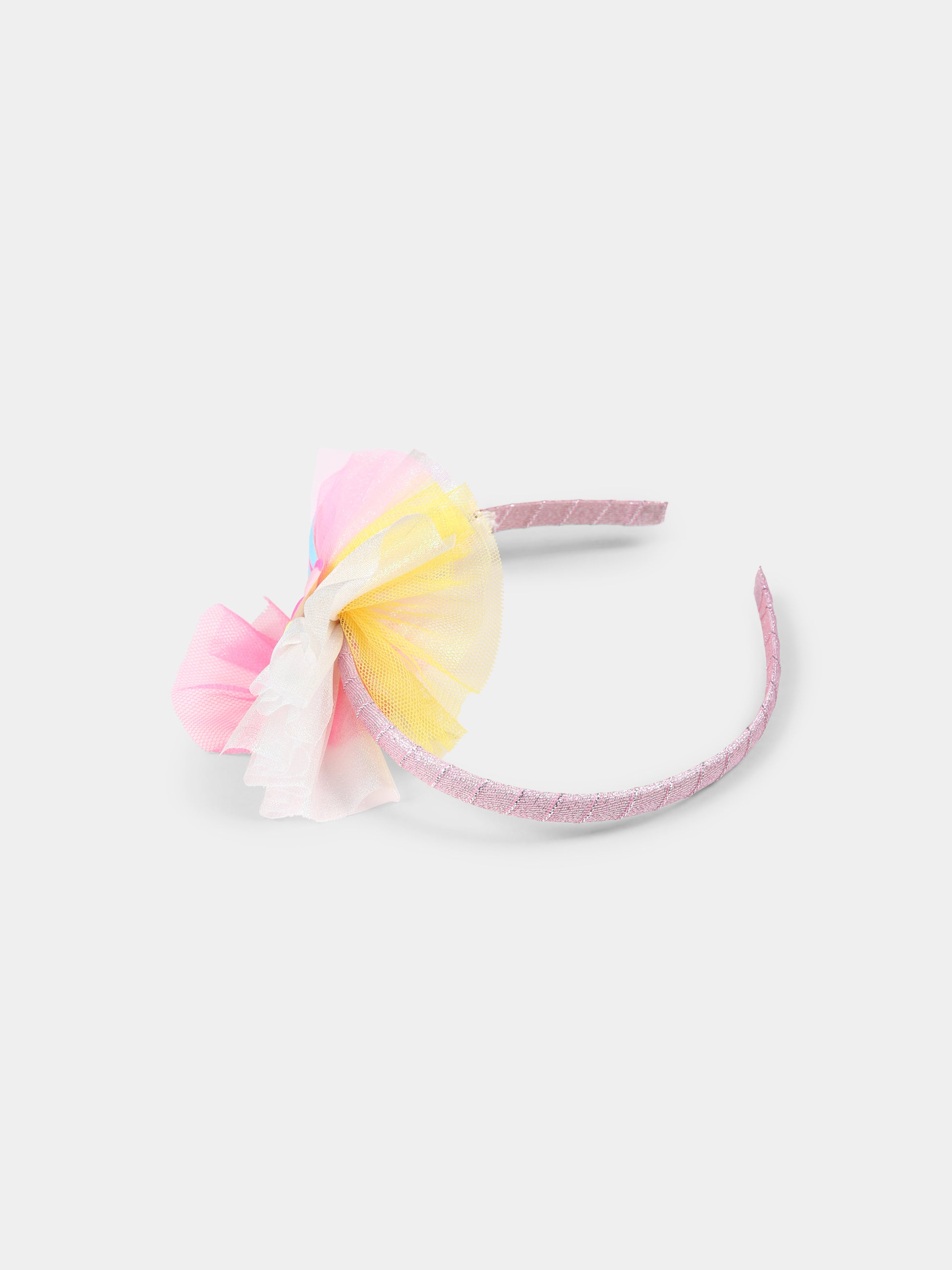 Cerchietto multicolor per bambina con gelato,Billieblush,U20784 45X