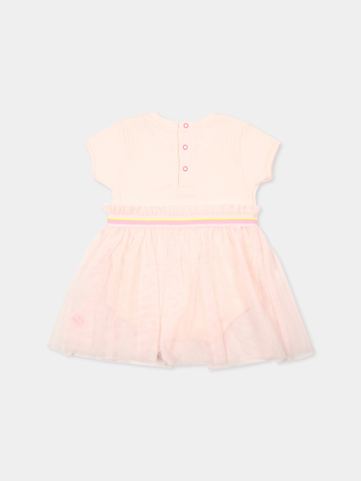 Vestito rosa per neonata con cuore,Billieblush,U21007 45S