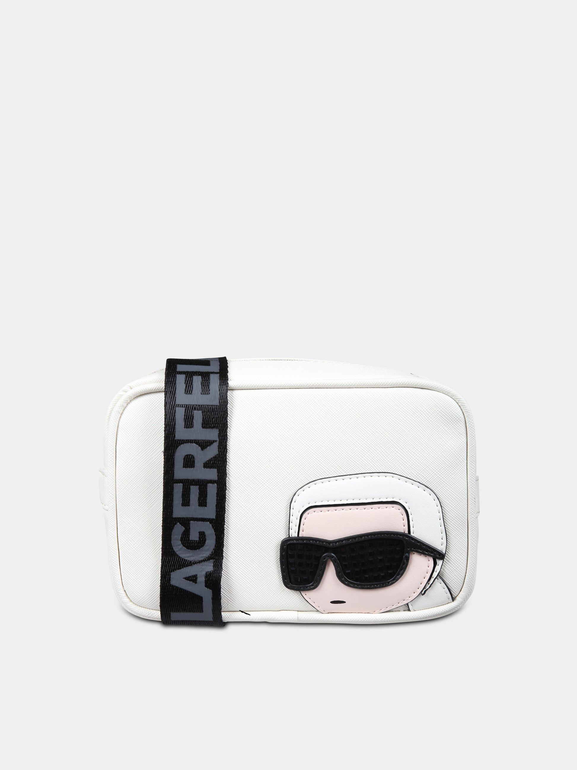 Borsa avorio per bambina con Karl Lagerfeld,Karl Lagerfeld Kids,Z30407 122