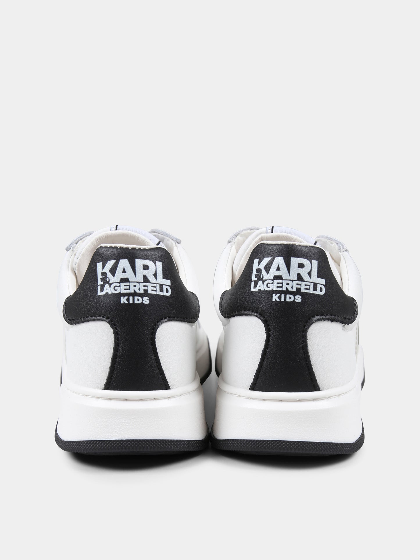 Sneakers bianche per bambini con Karl Lagerfeld,Karl Lagerfeld Kids,Z30380 10P