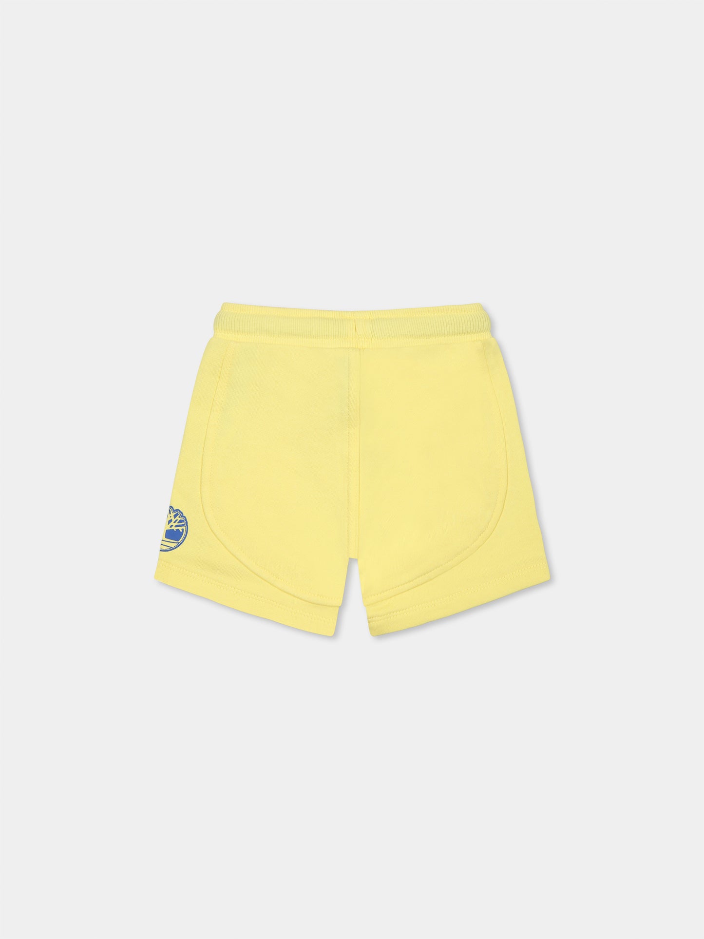 Yellow shorts  for baby boy with tree