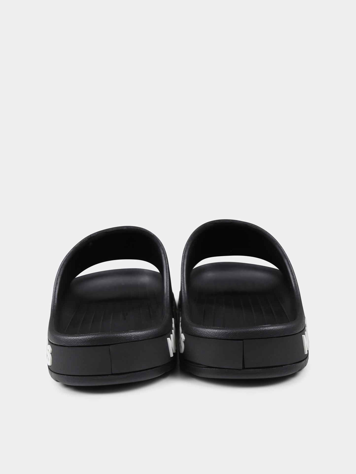 Ciabatte nere per bambini con logo,Marc Jacobs,W60407 09B