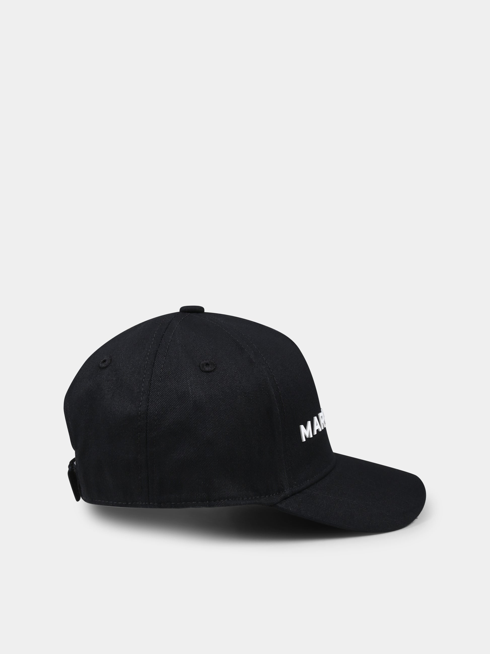 Cappello nero per bambini con logo,Marc Jacobs,W60410 09B