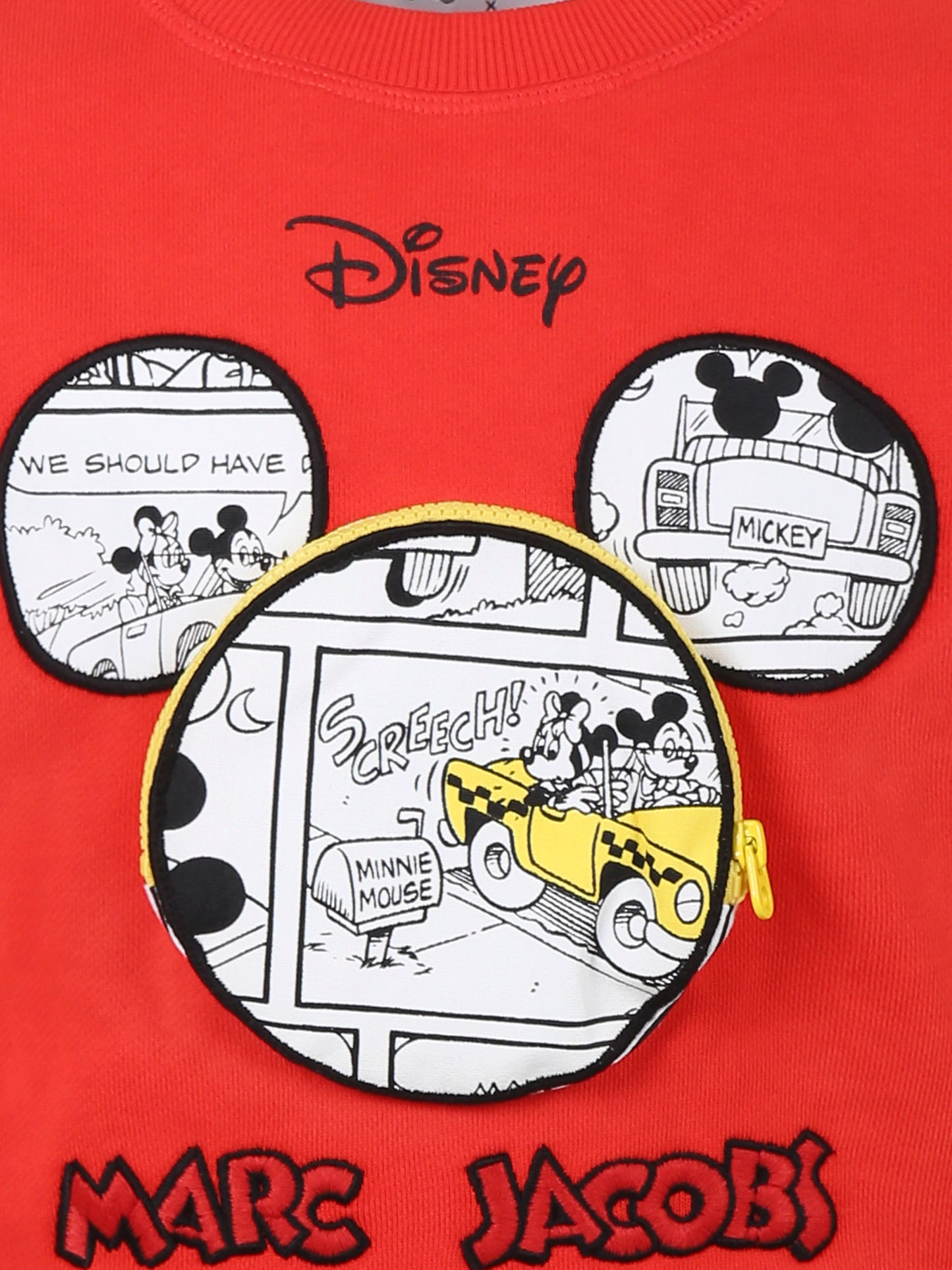 Felpa rossa per bambino con Topolino,Marc Jacobs,W60549 992