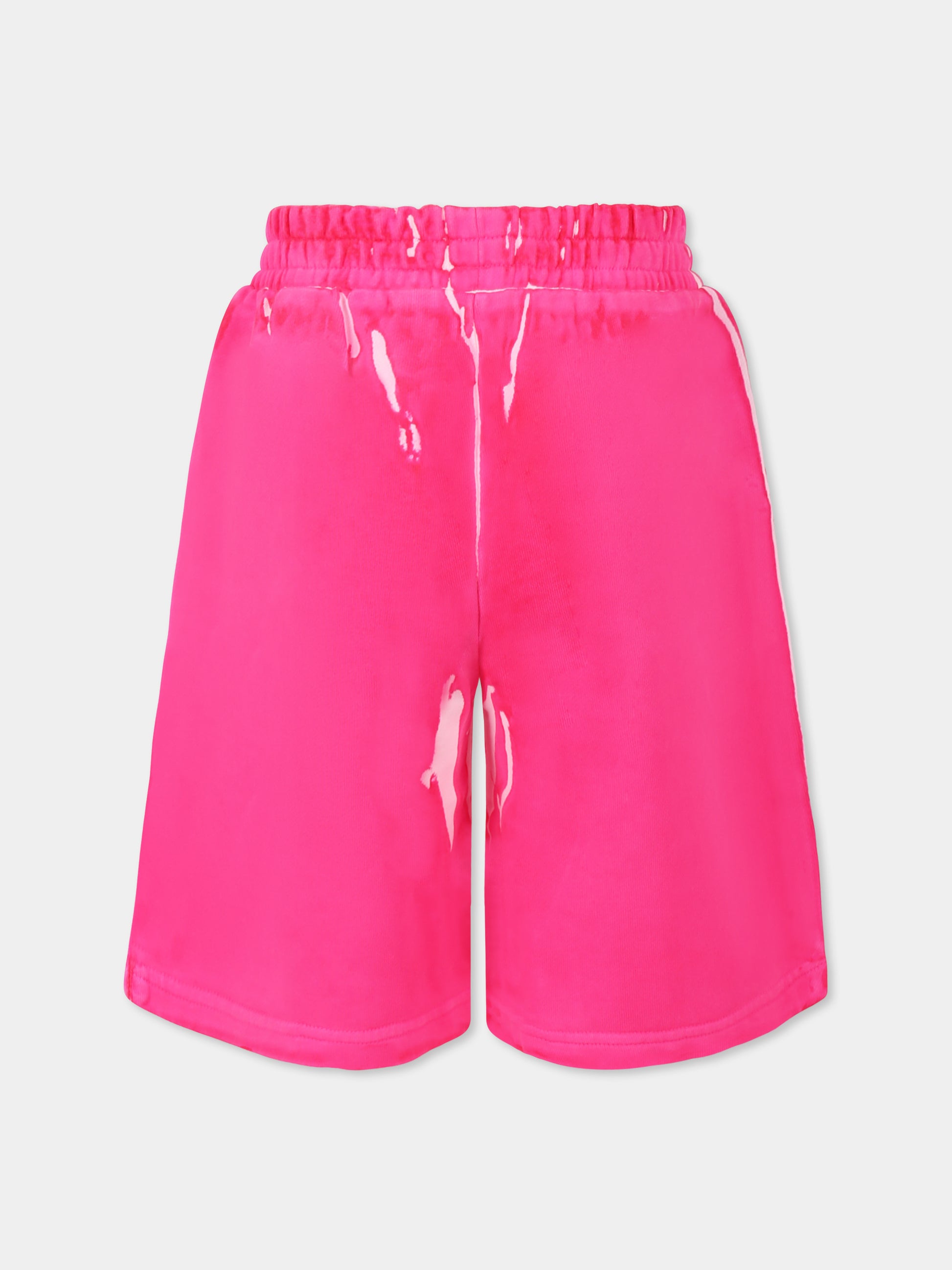 Pantaloni fucsia per bambina con logo,Marc Jacobs,W60478 47M