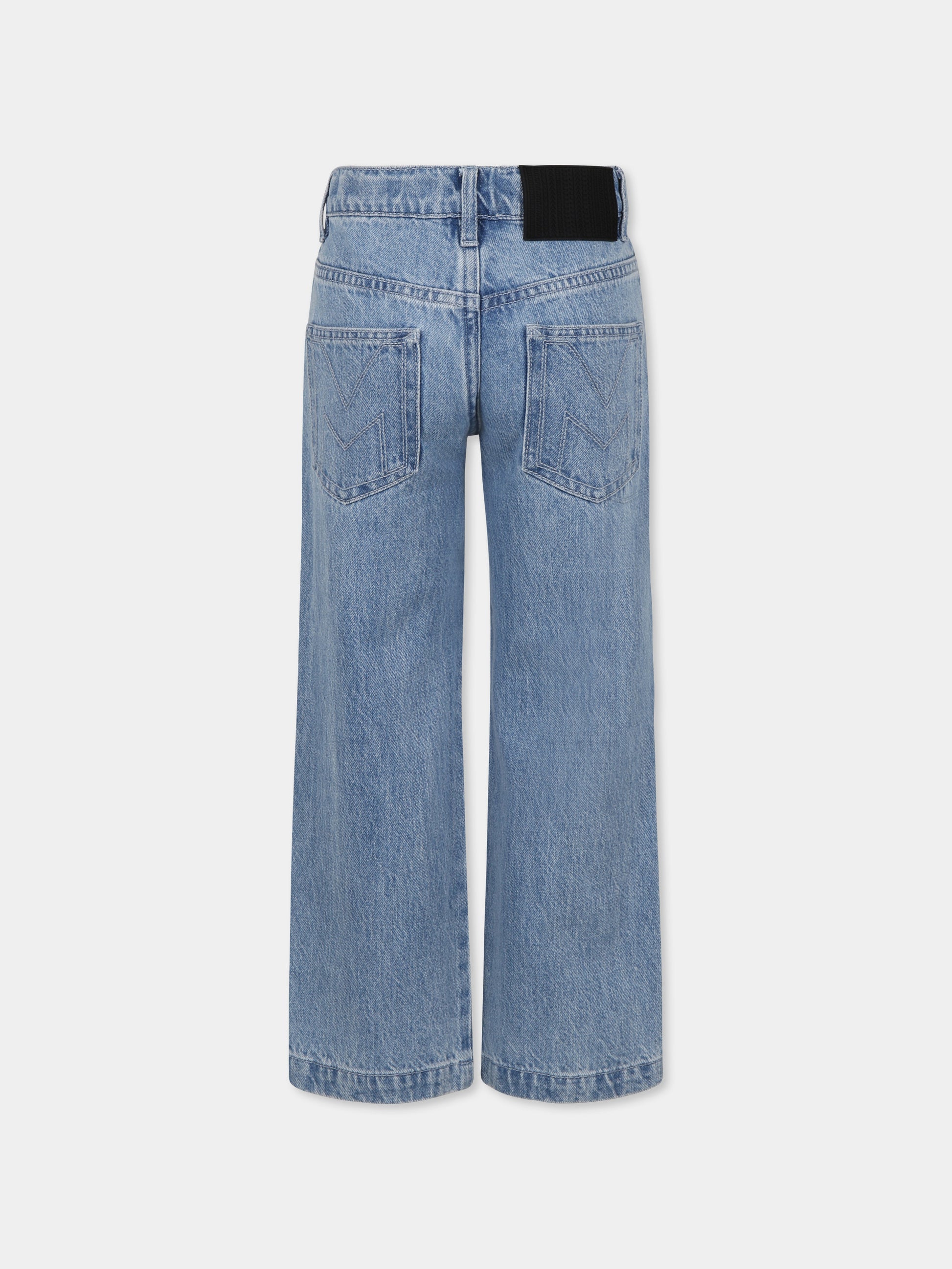 Jeans denim per bambina con strass,Marc Jacobs,W60471 Z10