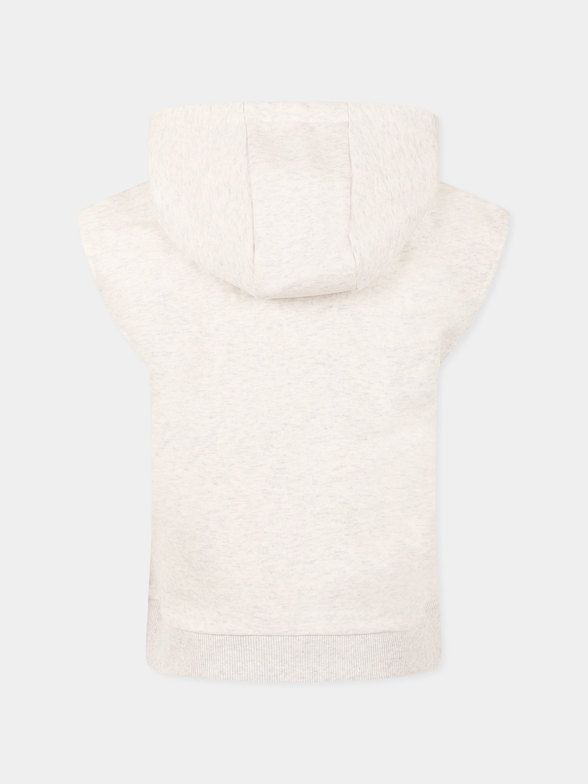 Felpa beige per bambino con stampa marsupio,Marc Jacobs,W60427 C23