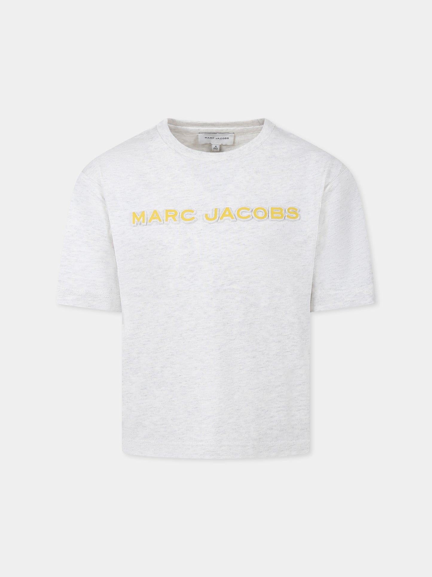 Grey t-shirt for boy with logo