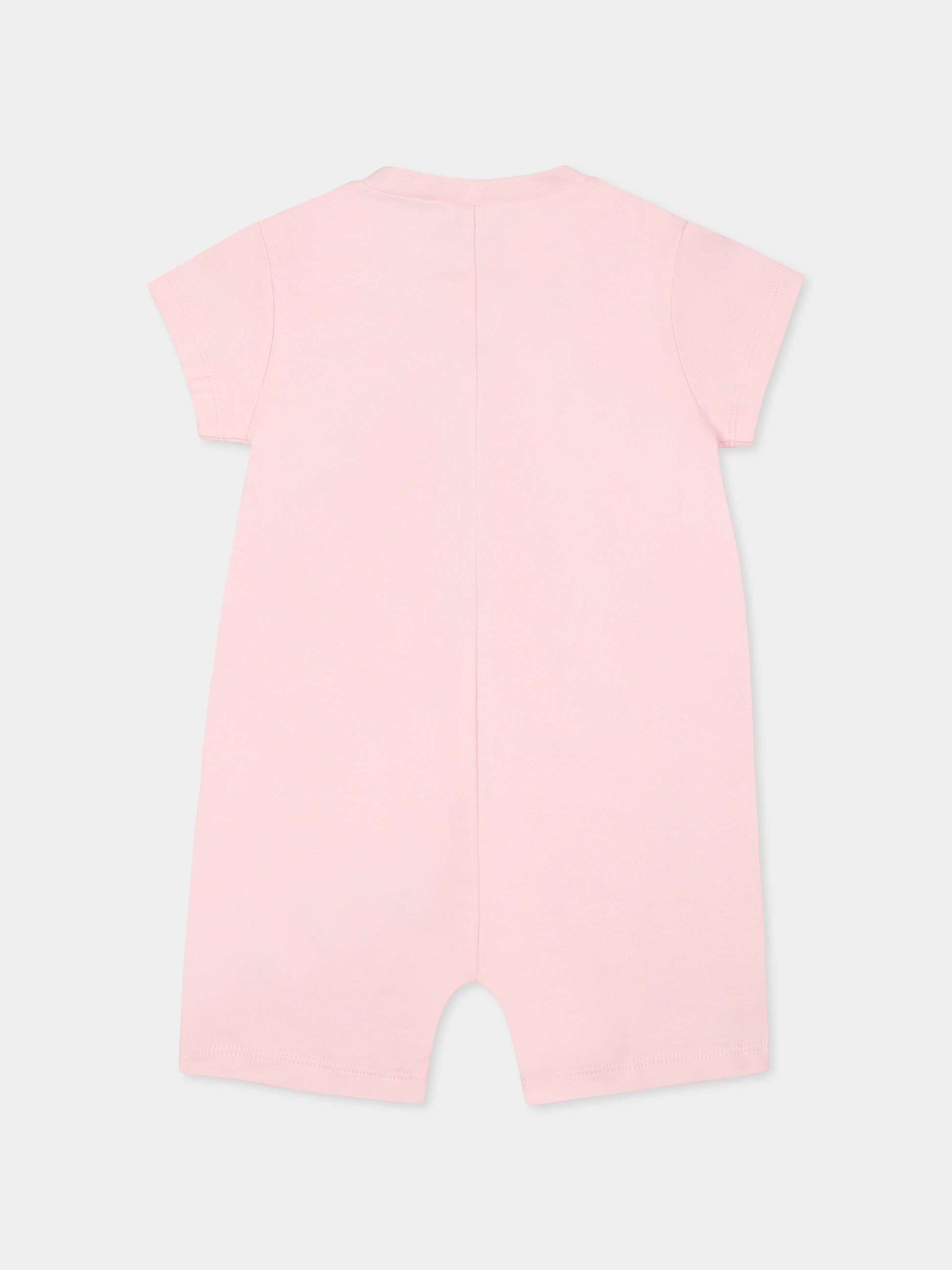 Pagliaccetto rosa per neonata con fiore,Marc Jacobs,W60550 475