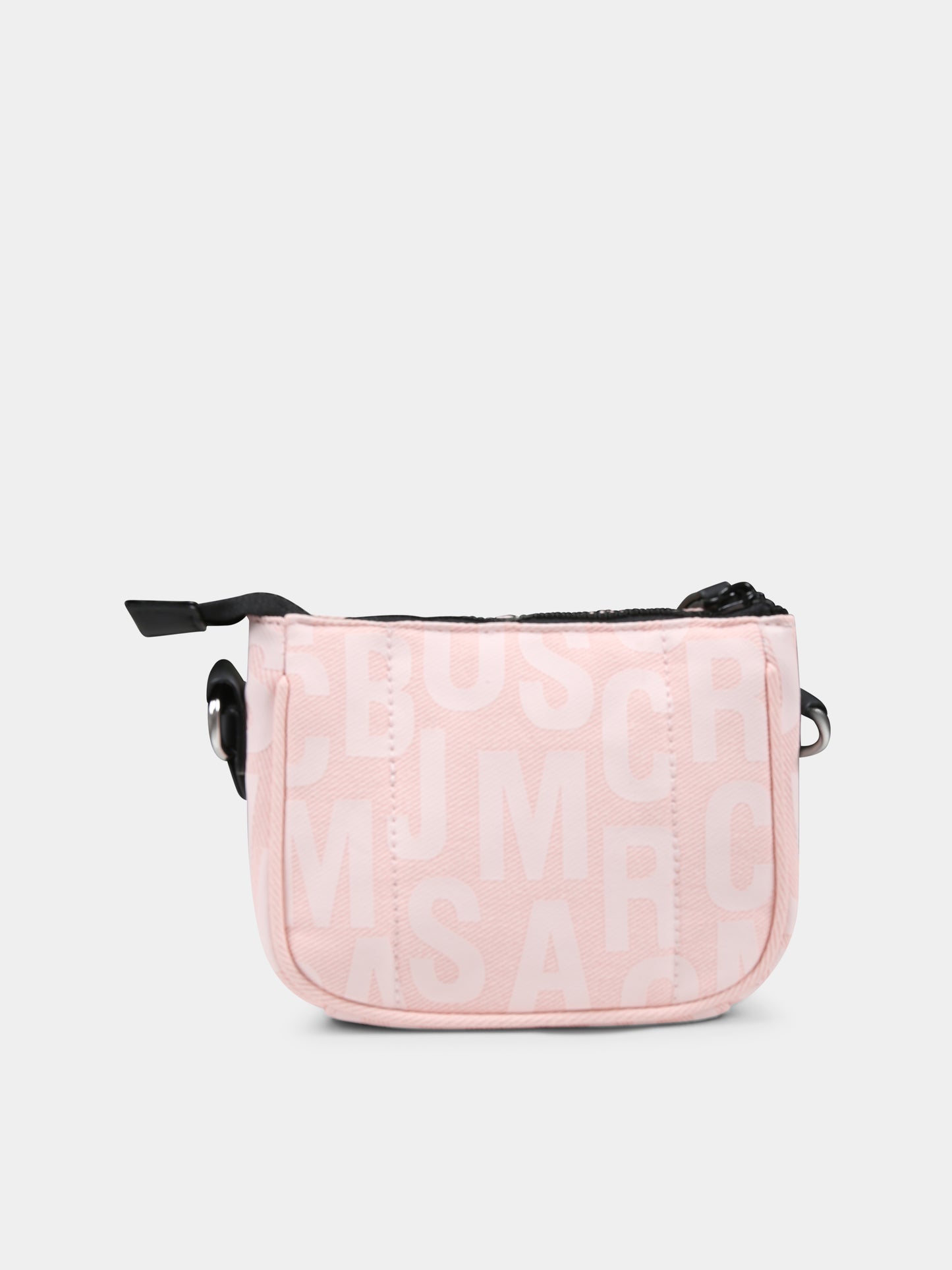Borsa rosa per bambina con logo all over,Marc Jacobs,W60548 475
