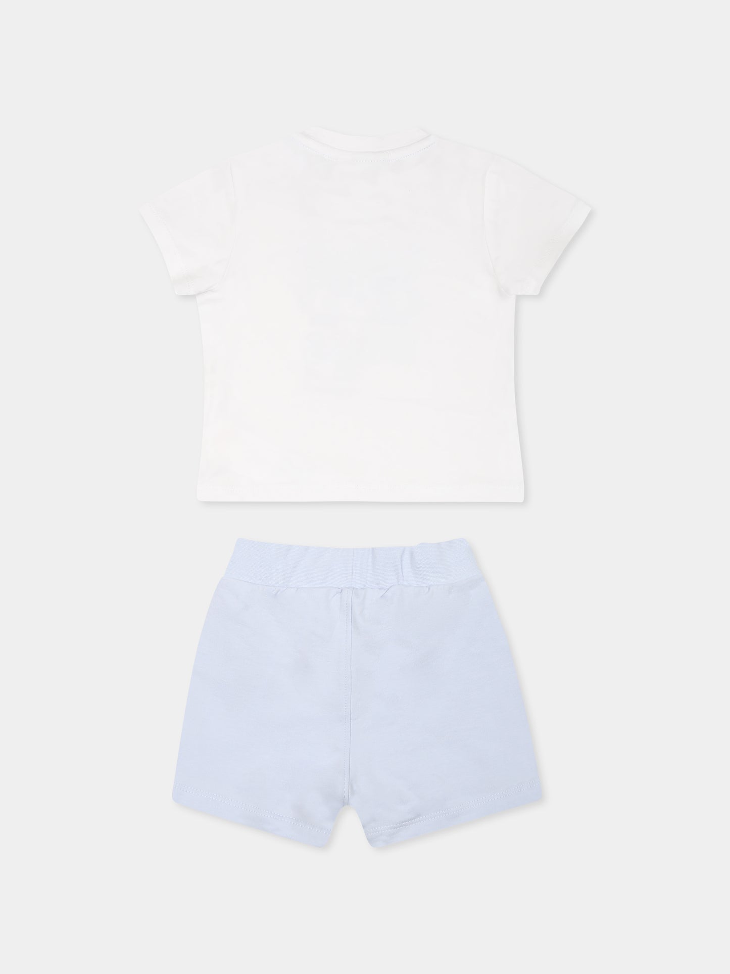 Completo multicolor per neonato con logo e panda,Boss,J52225 10P