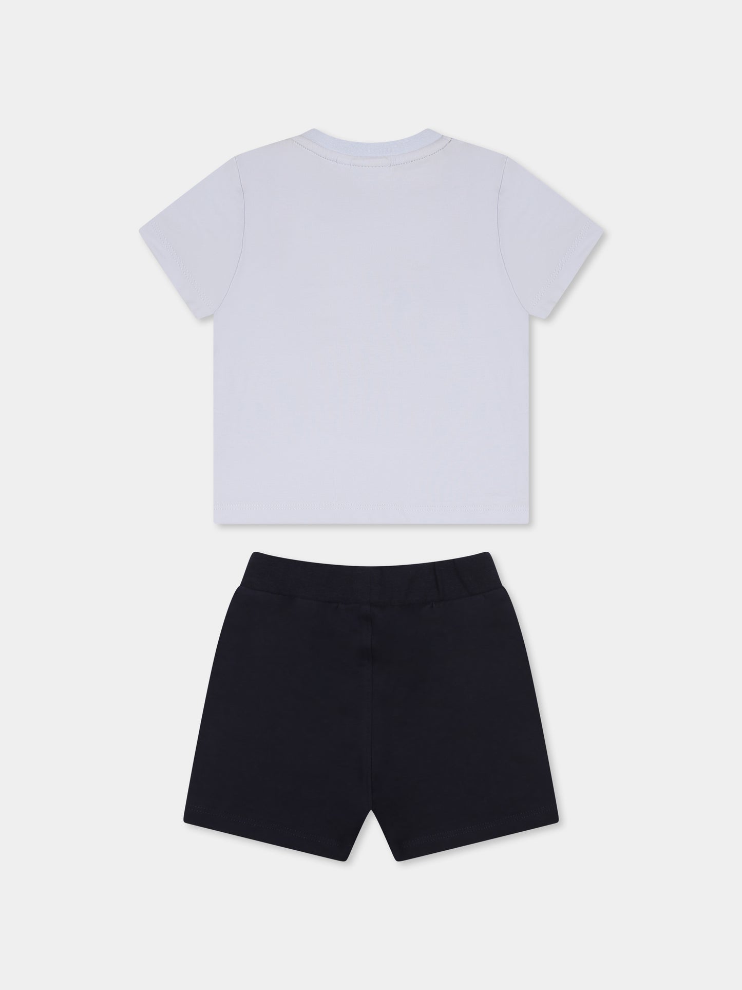 Completo multicolor per neonato con logo e panda,Boss,J52225 771