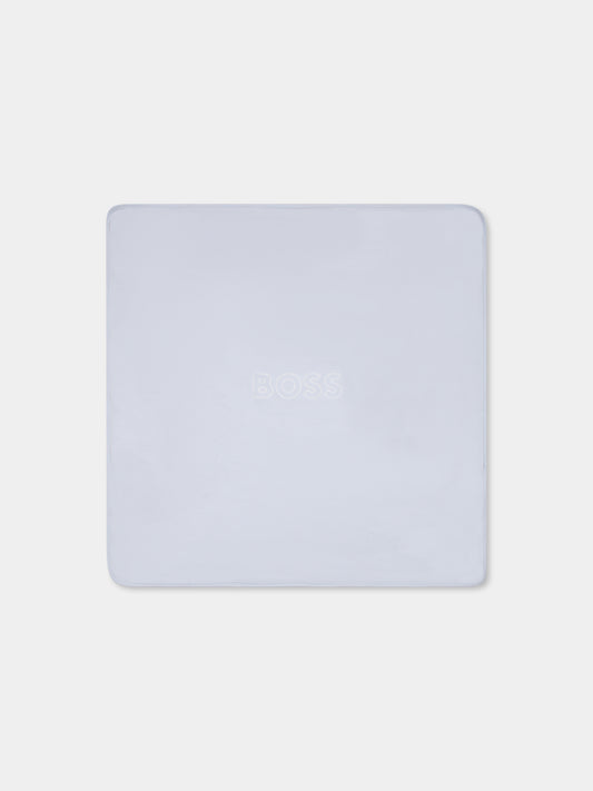 Light blue blancket for baby boy