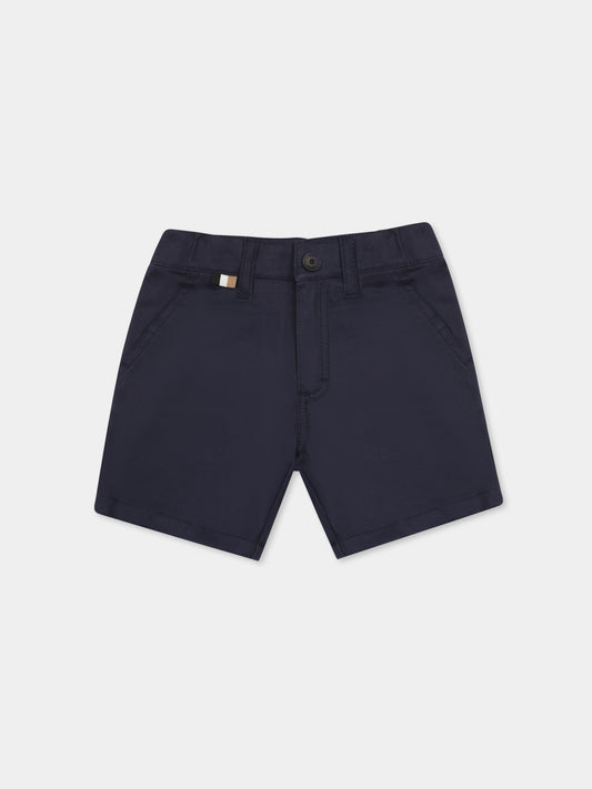 Blue shorts for baby boy