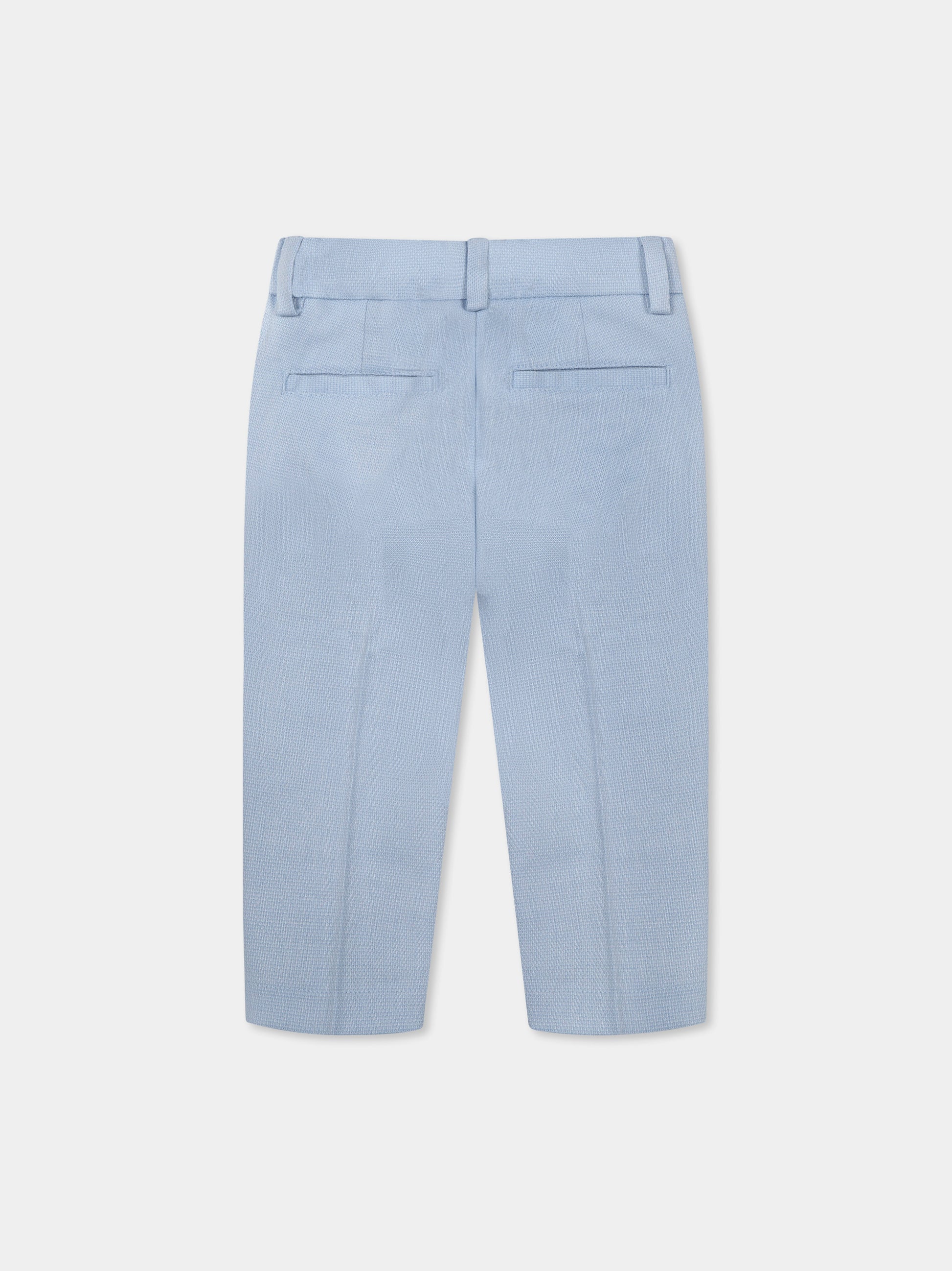 Pantaloni celesti per neonato,Boss,J52078 887