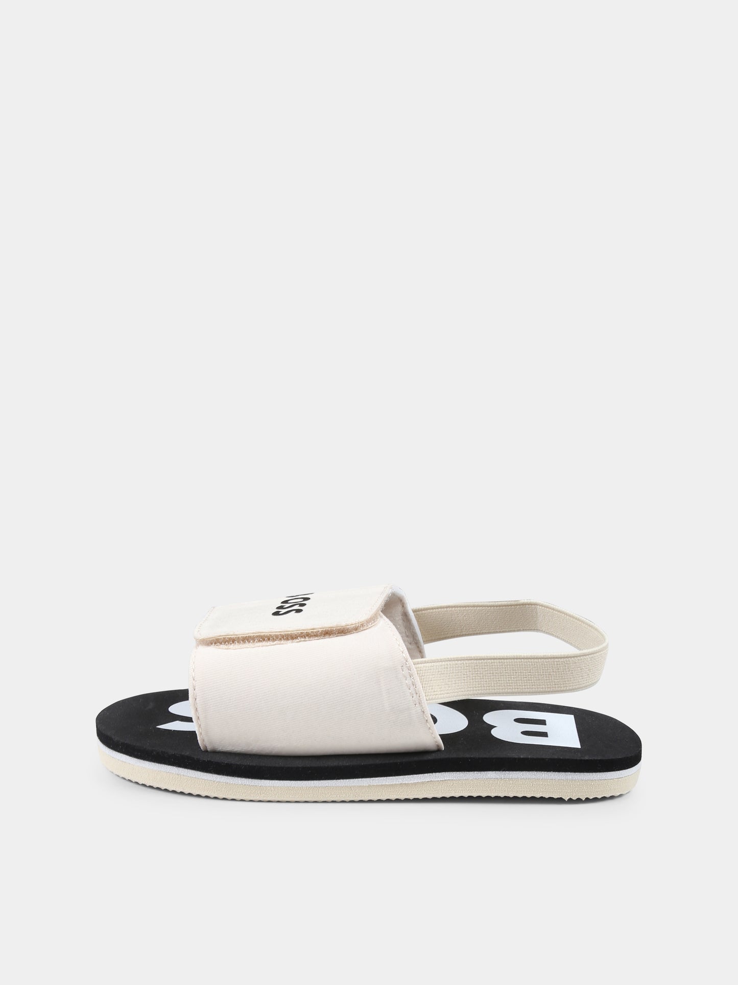 Sandali beige per bambino con logo,Boss,J52156 249